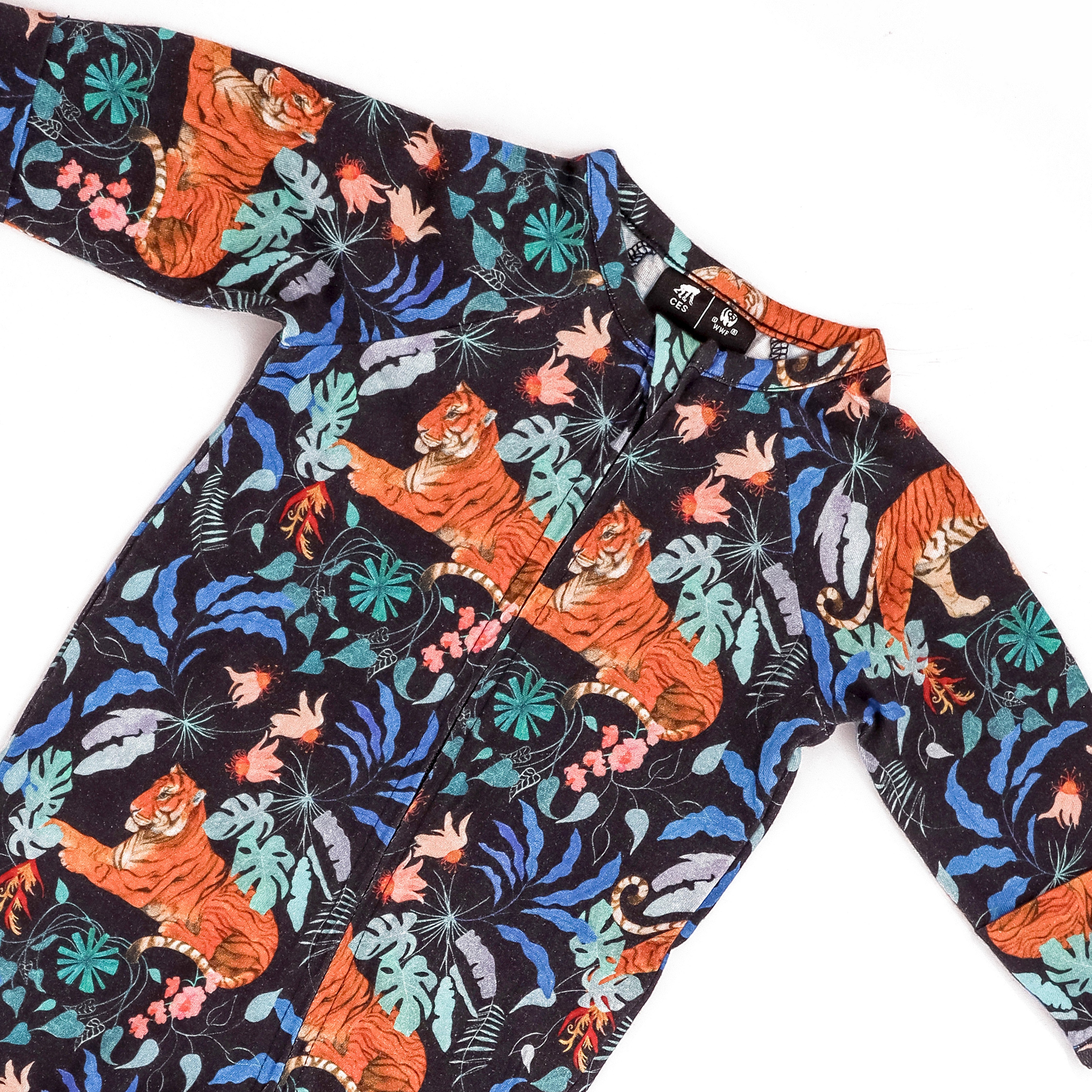 Critically Endangered Baby Romper - Tiger