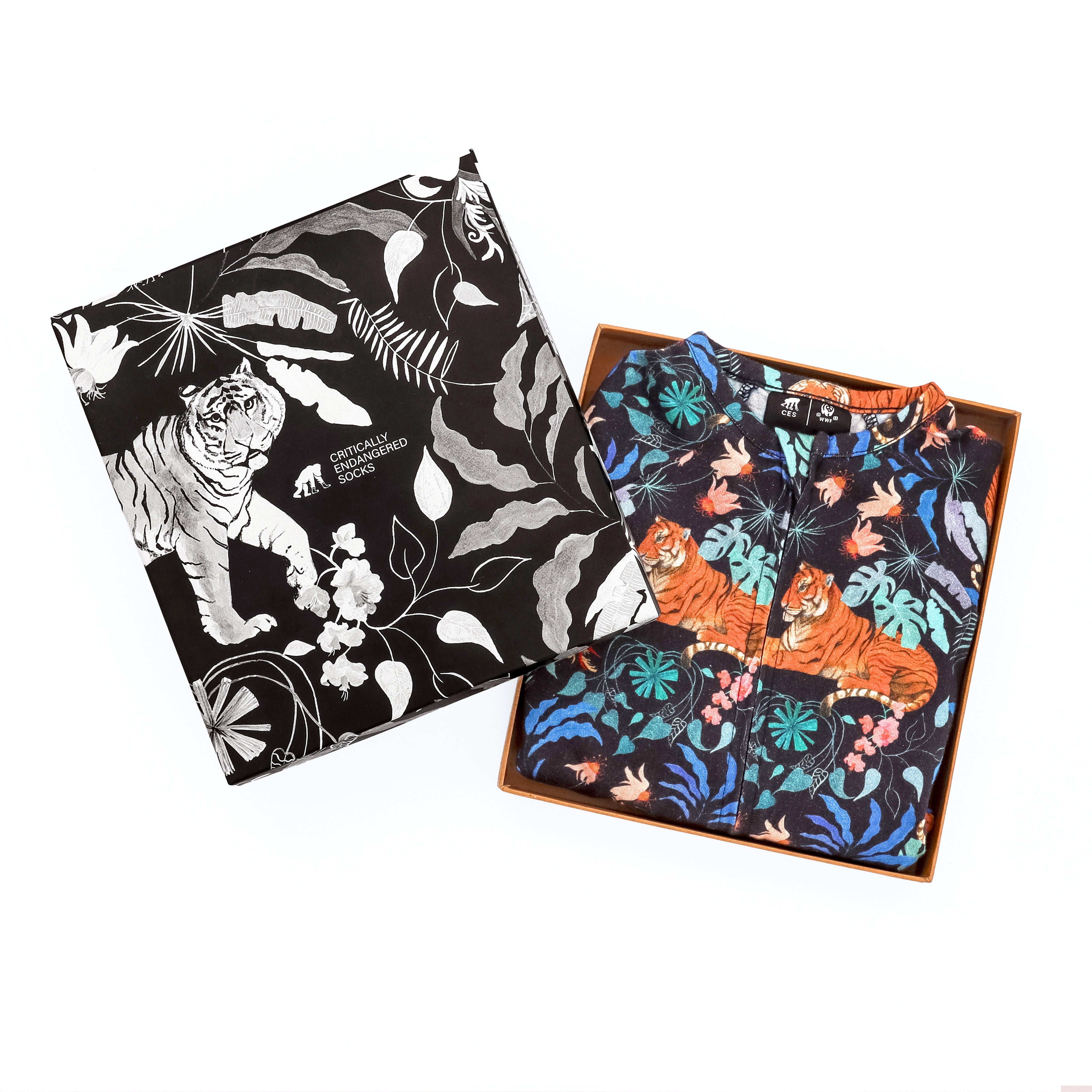 Critically Endangered Baby Romper - Tiger