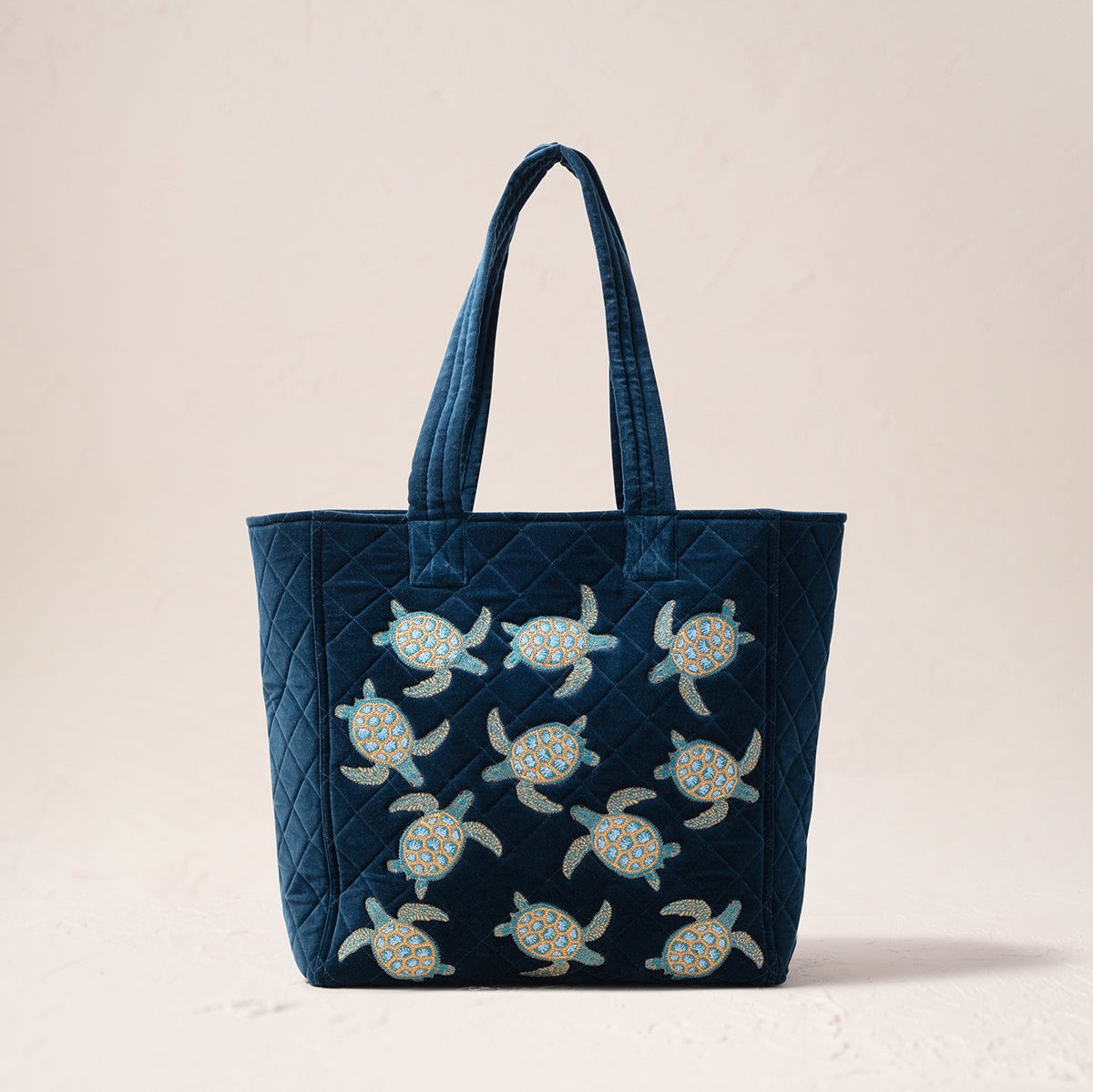 Turtle Tote Bag - Marine Navy