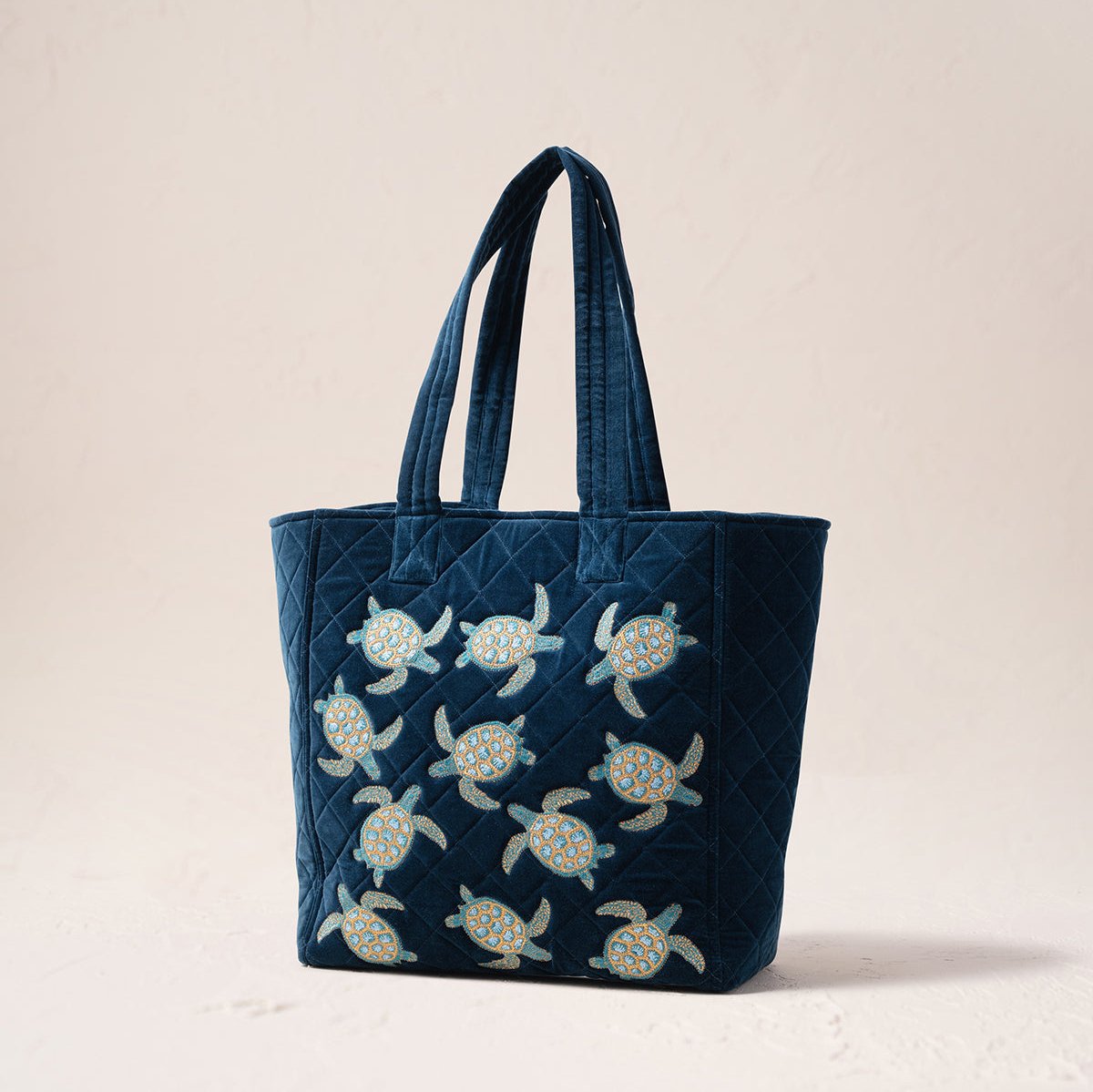 Turtle Tote Bag - Marine Navy