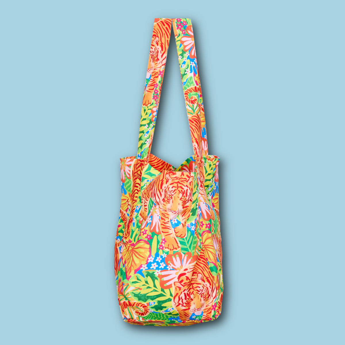 Exclusive WWF x Dock & Bay Foldaway Tote Bag - Jungle Roar