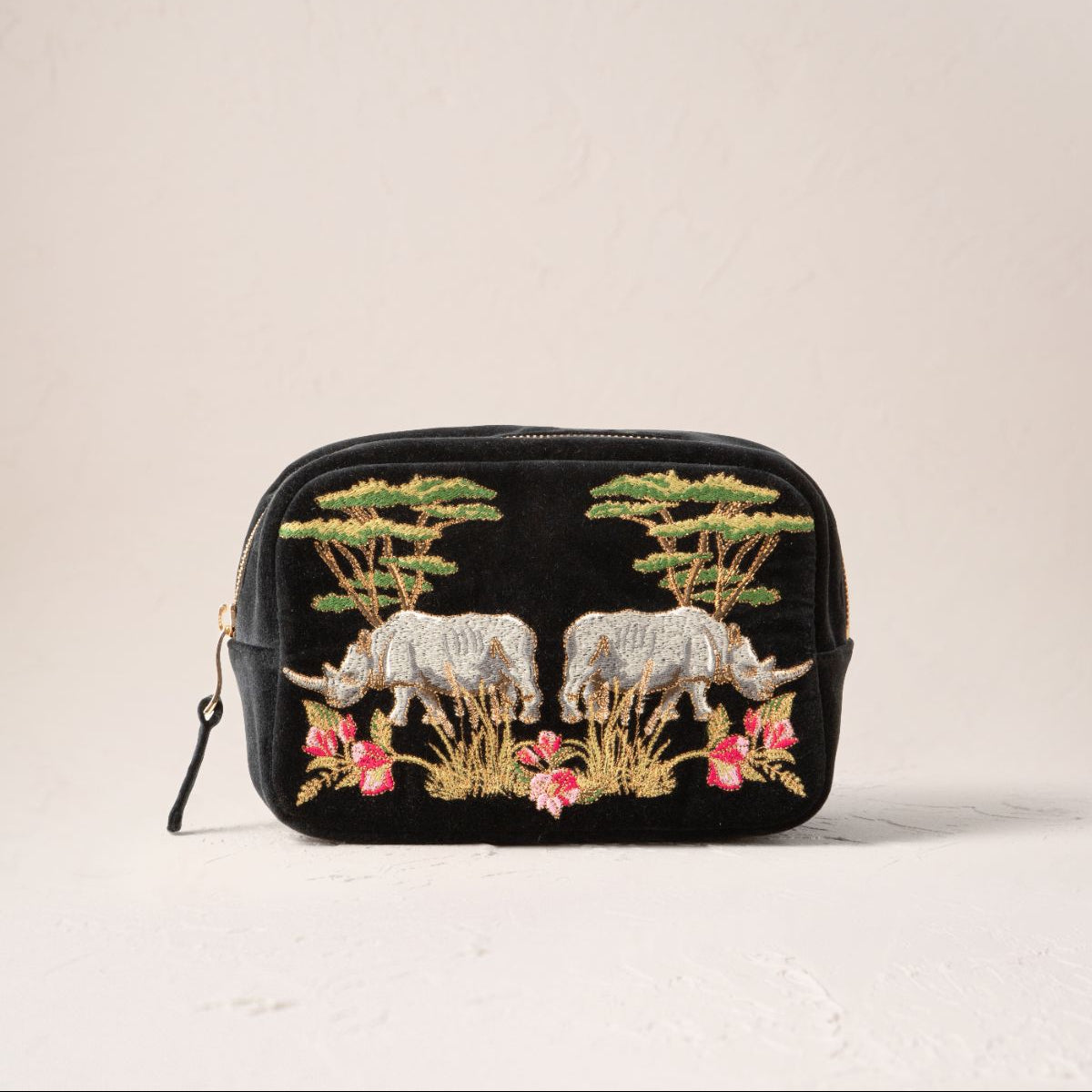 Wild Rhino Makeup Bag - Charcoal
