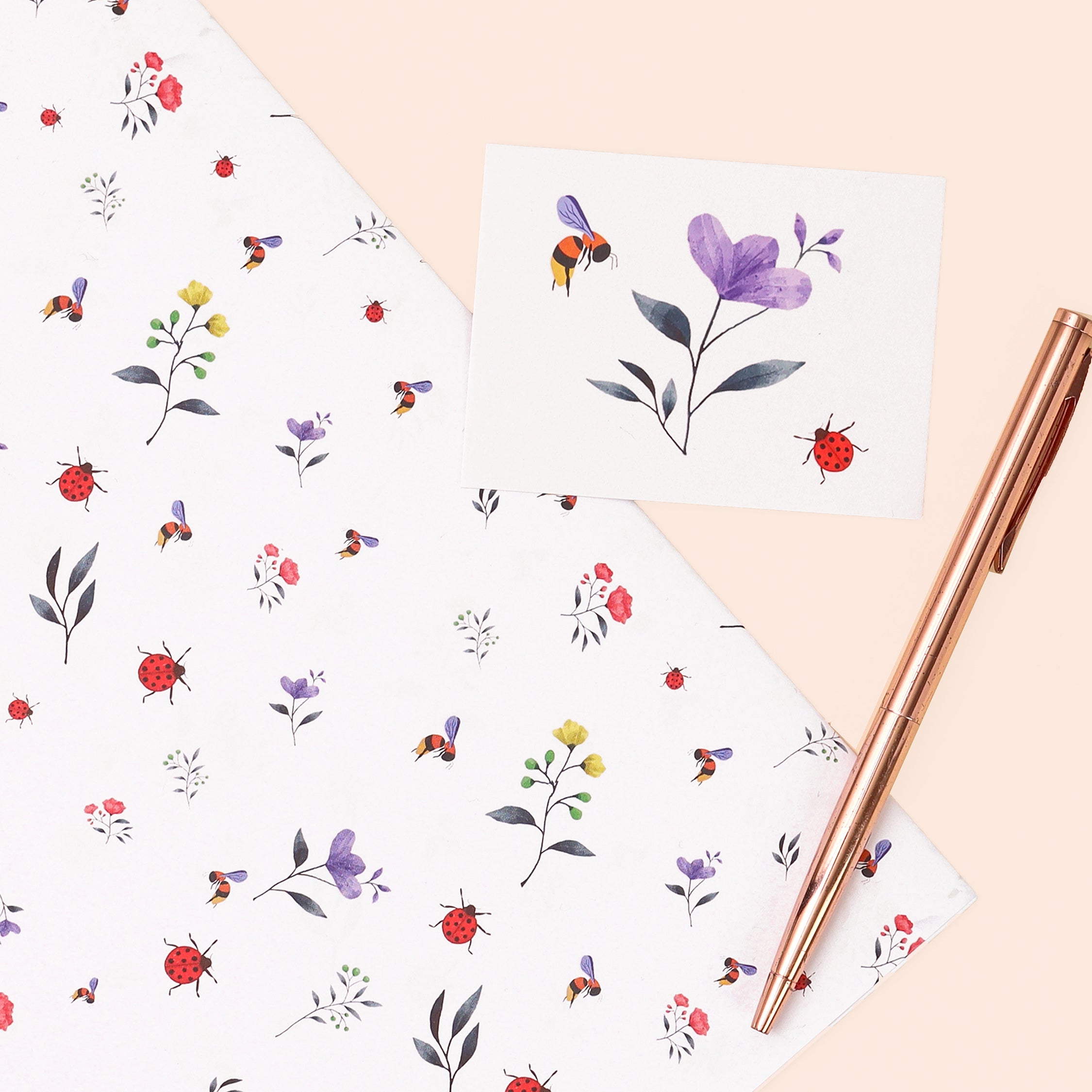 Elizabeth Grant Busy Bees Wrapping Paper