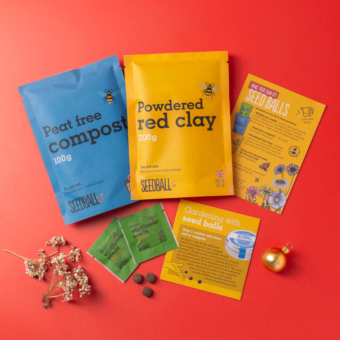 Seedball Make Your Own Kit - Garden Meadow