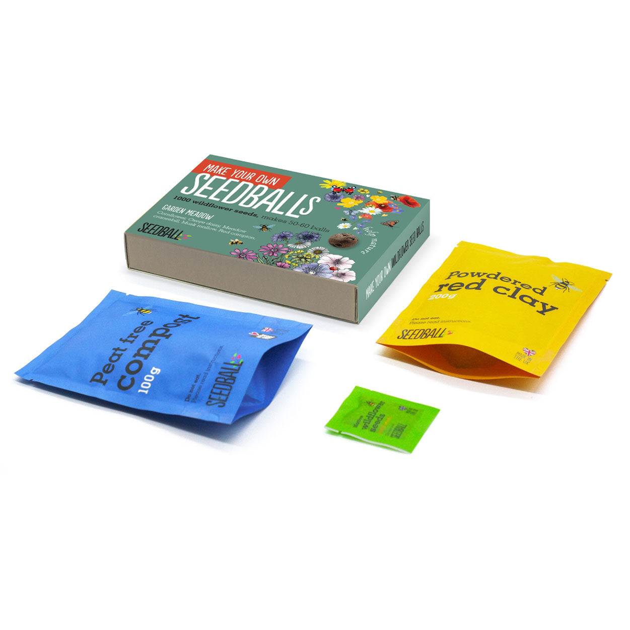 Seedball Make Your Own Kit - Garden Meadow