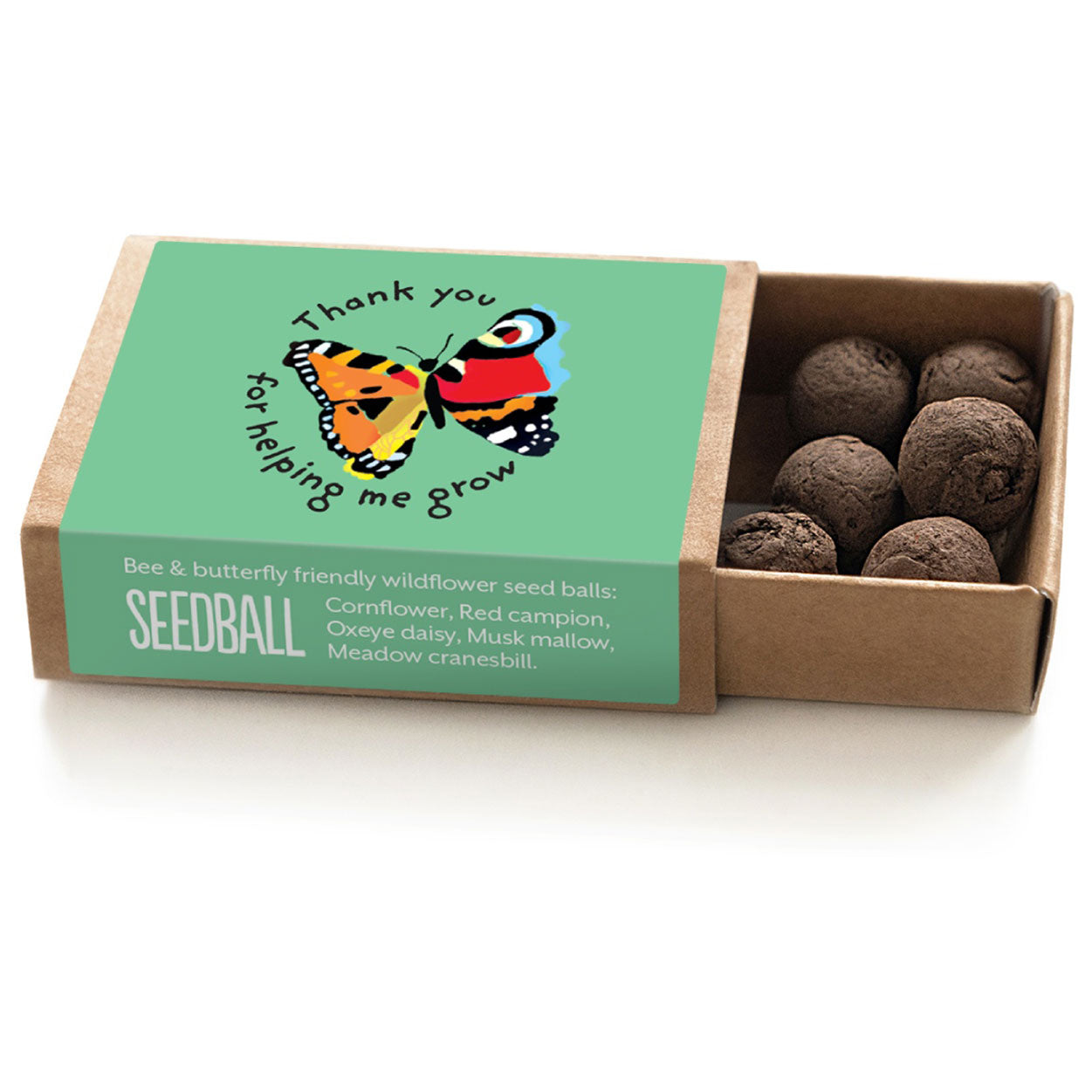 Seedball Wildflower Boxes - Thank you for helping me grow