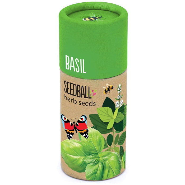 Seedball Herb Tube Collection - Basil