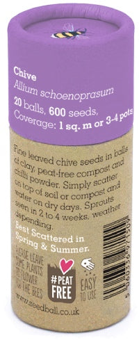 Seedball Herb Tube Collection - Chive
