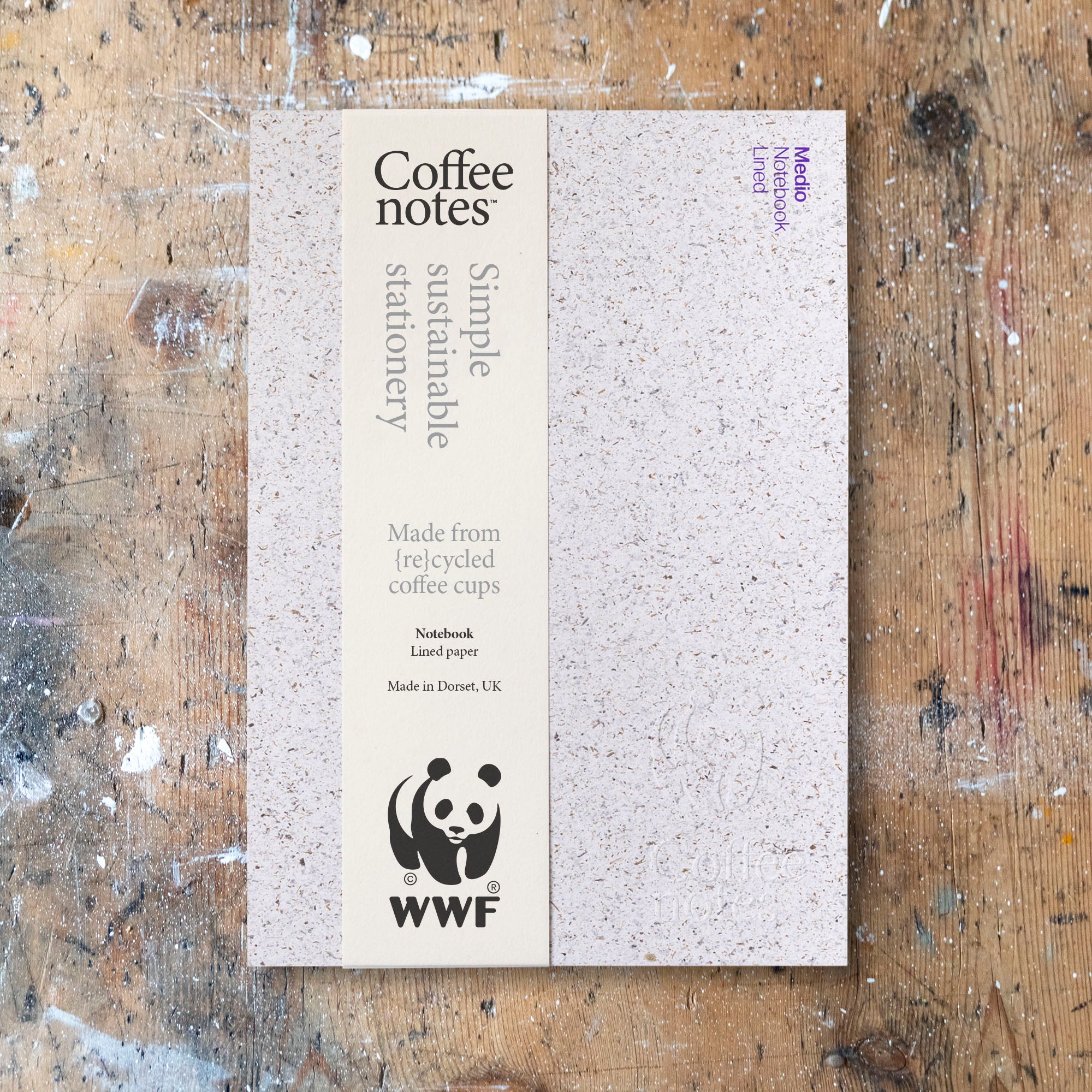 WWF x Coffeenotes Layflat Notebook - Seaweed