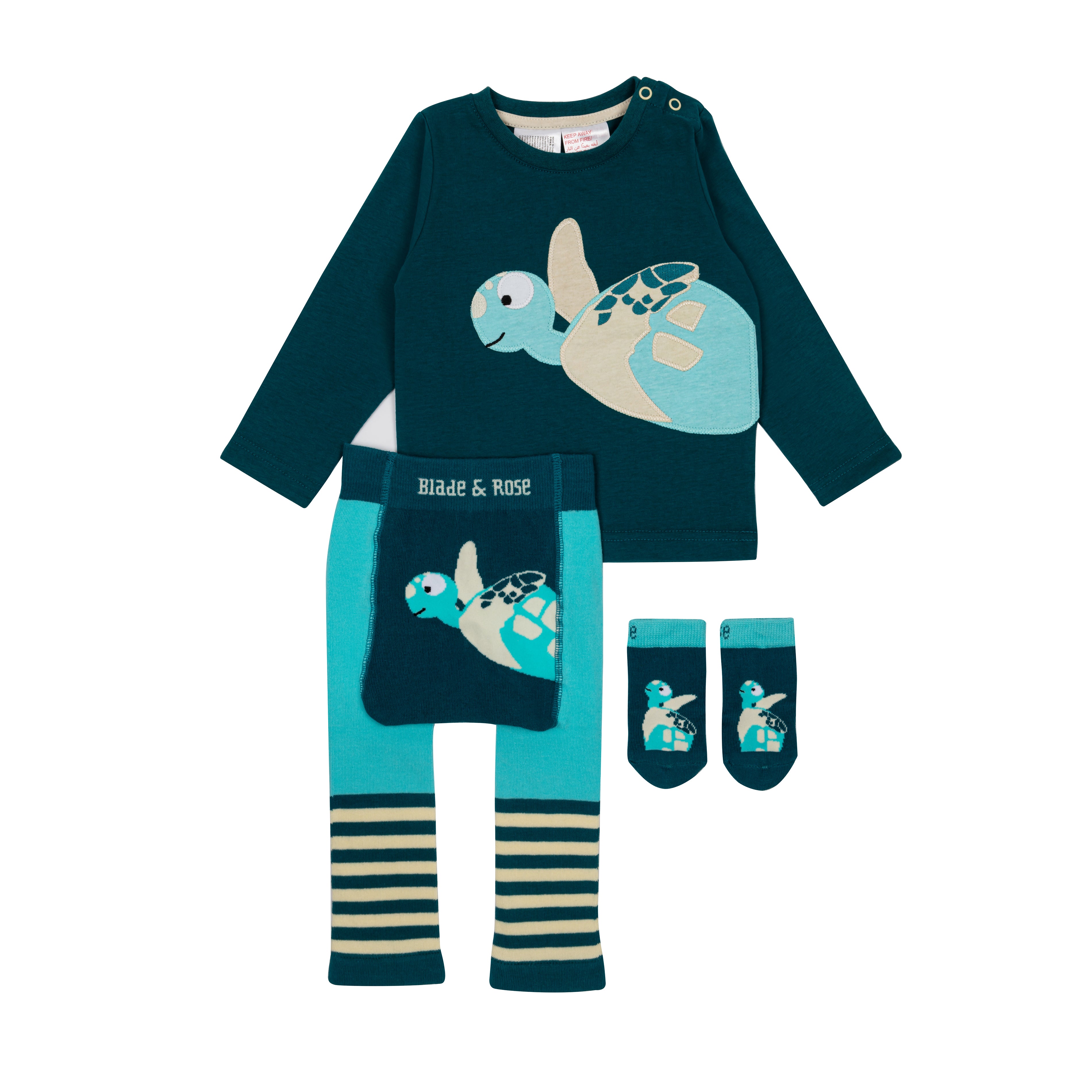 Blade & Rose Children's Sea Turtle Socks
