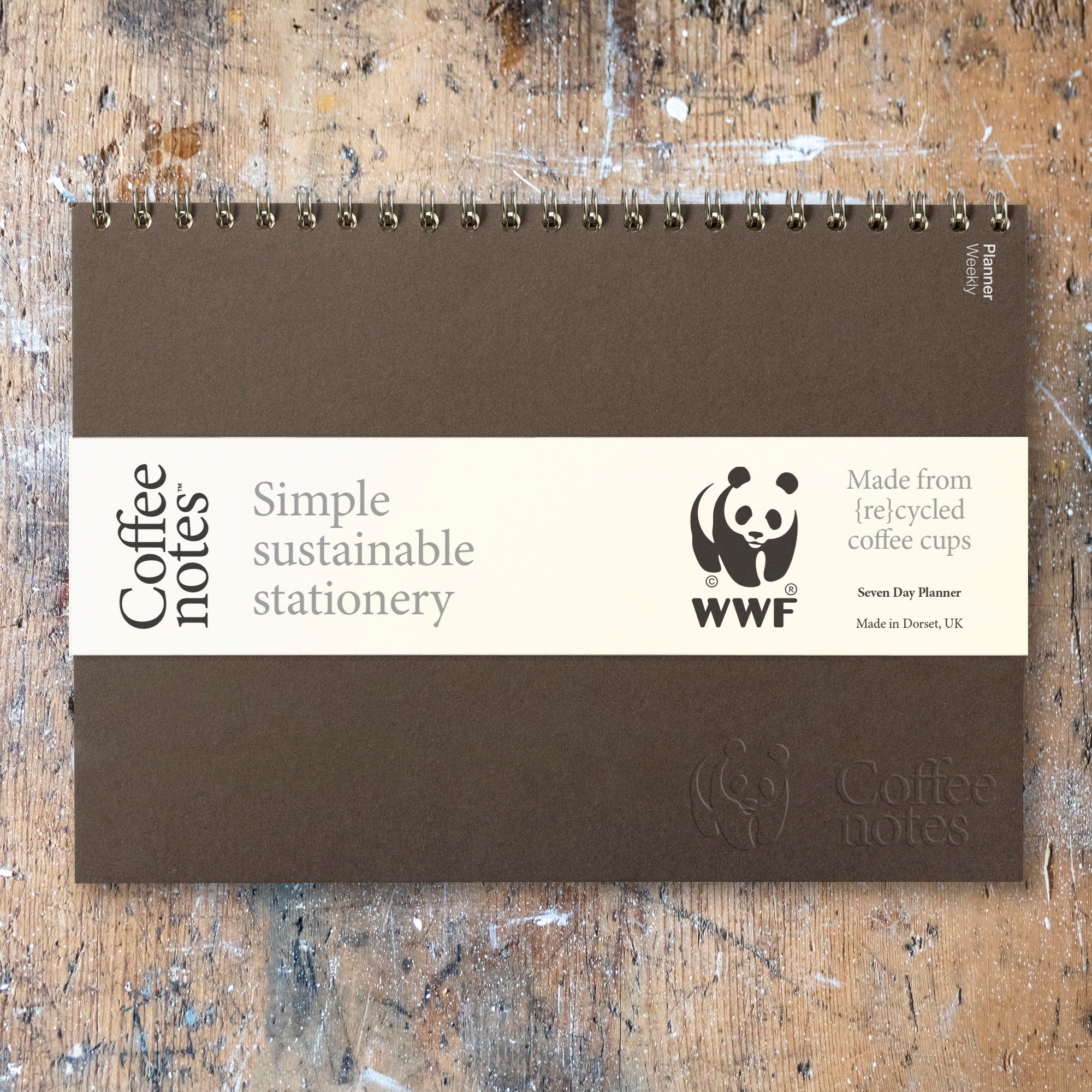 WWF x Coffeenotes Weekly Planner - Espresso