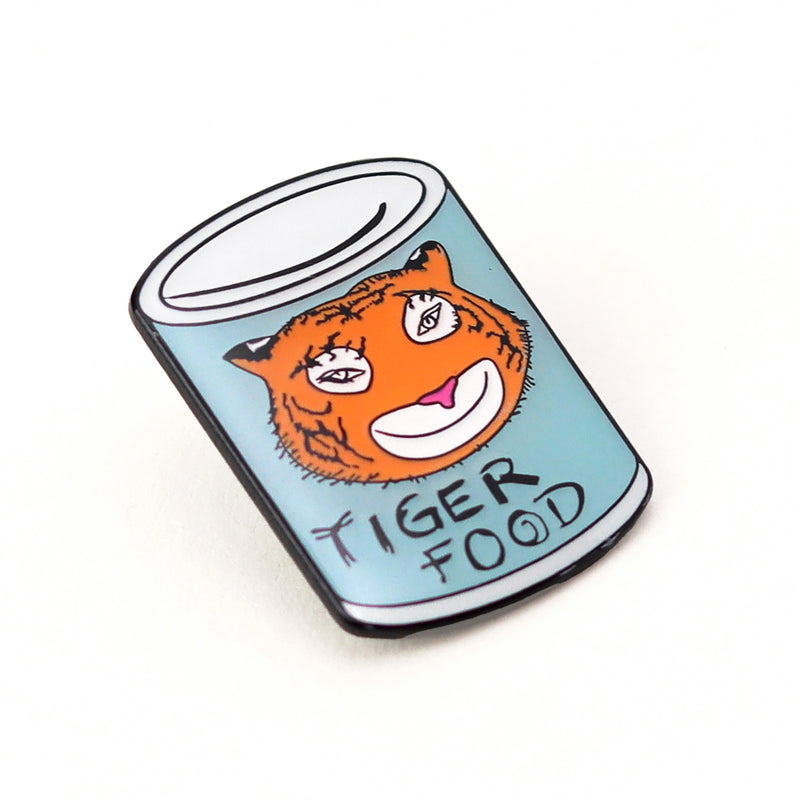 Limited edition Tiger food pin badge