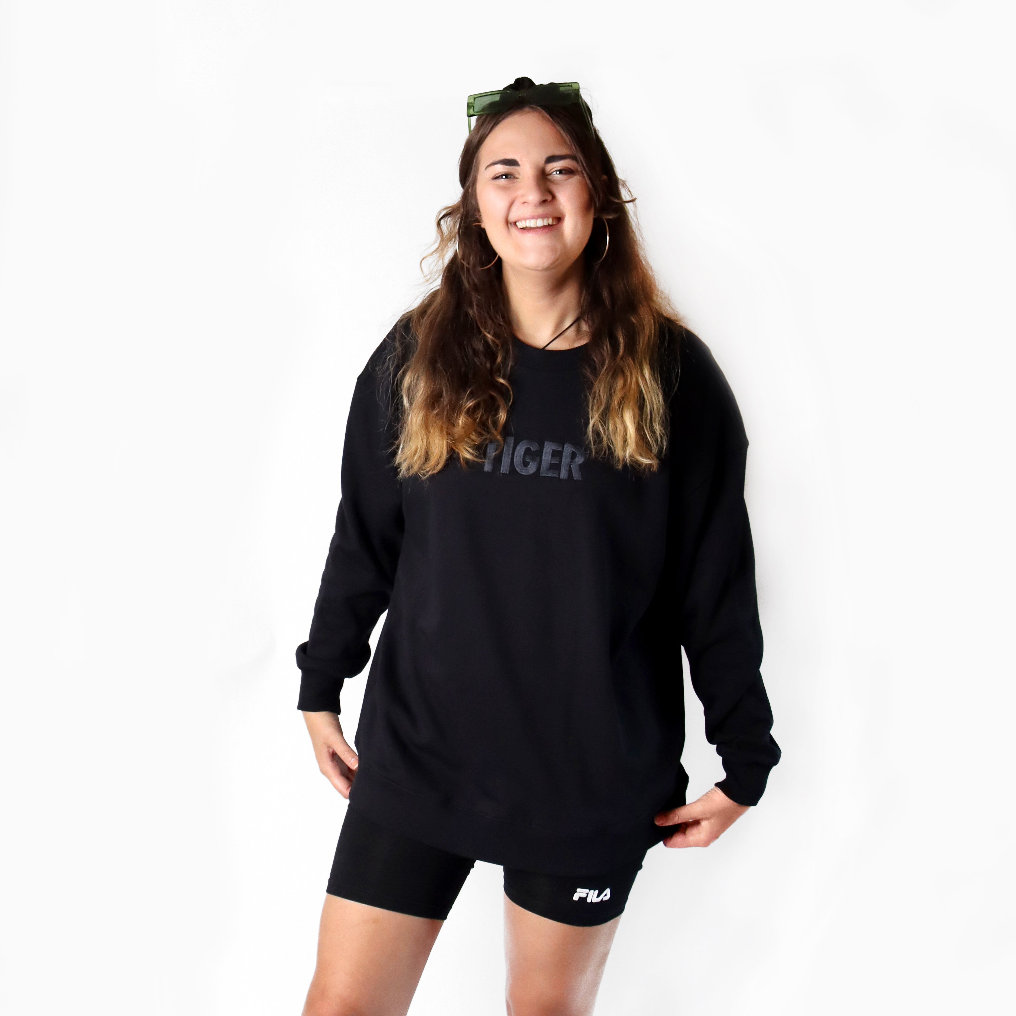 Critically Endangered Unisex Tiger Sweatshirt - Charcoal
