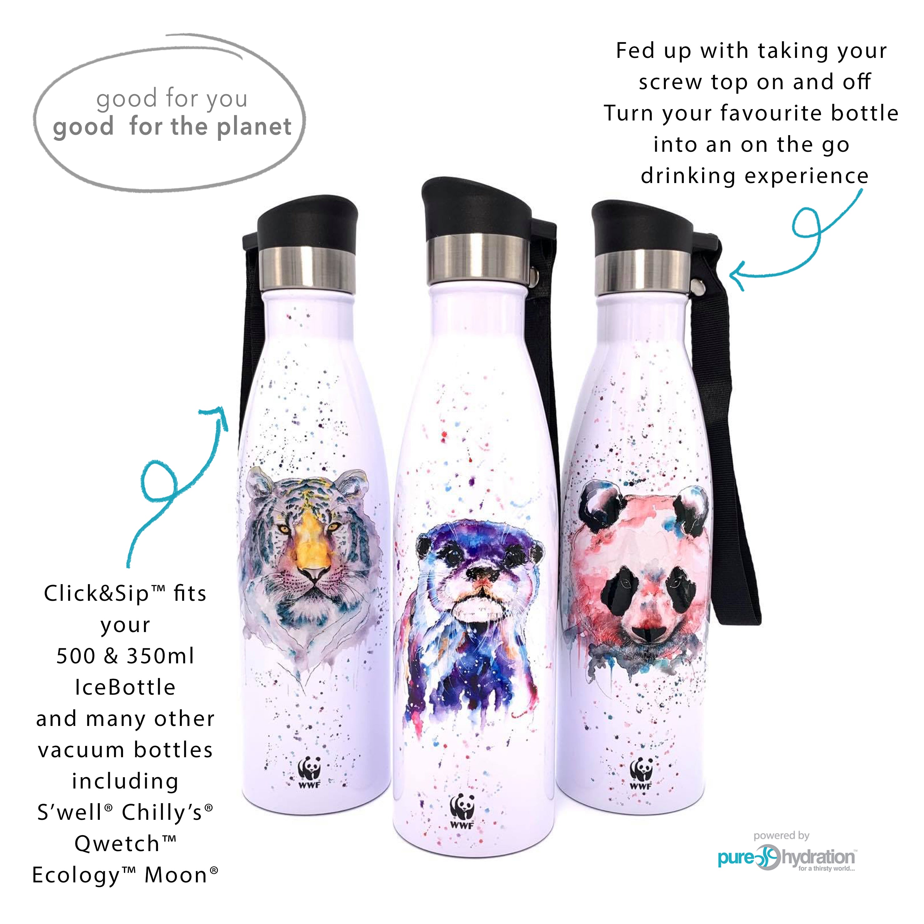 PURE Bottle Click & Sip Cap
