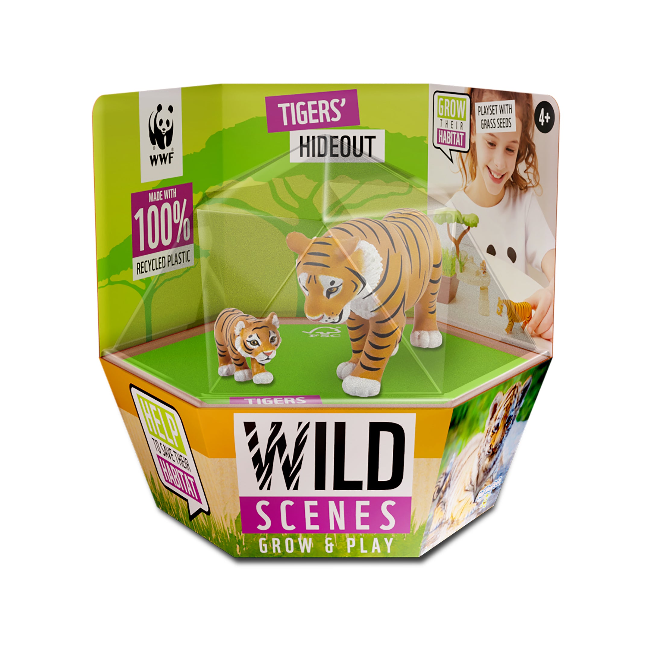 Wild Scenes Grow and Play - Tigers' Hideout