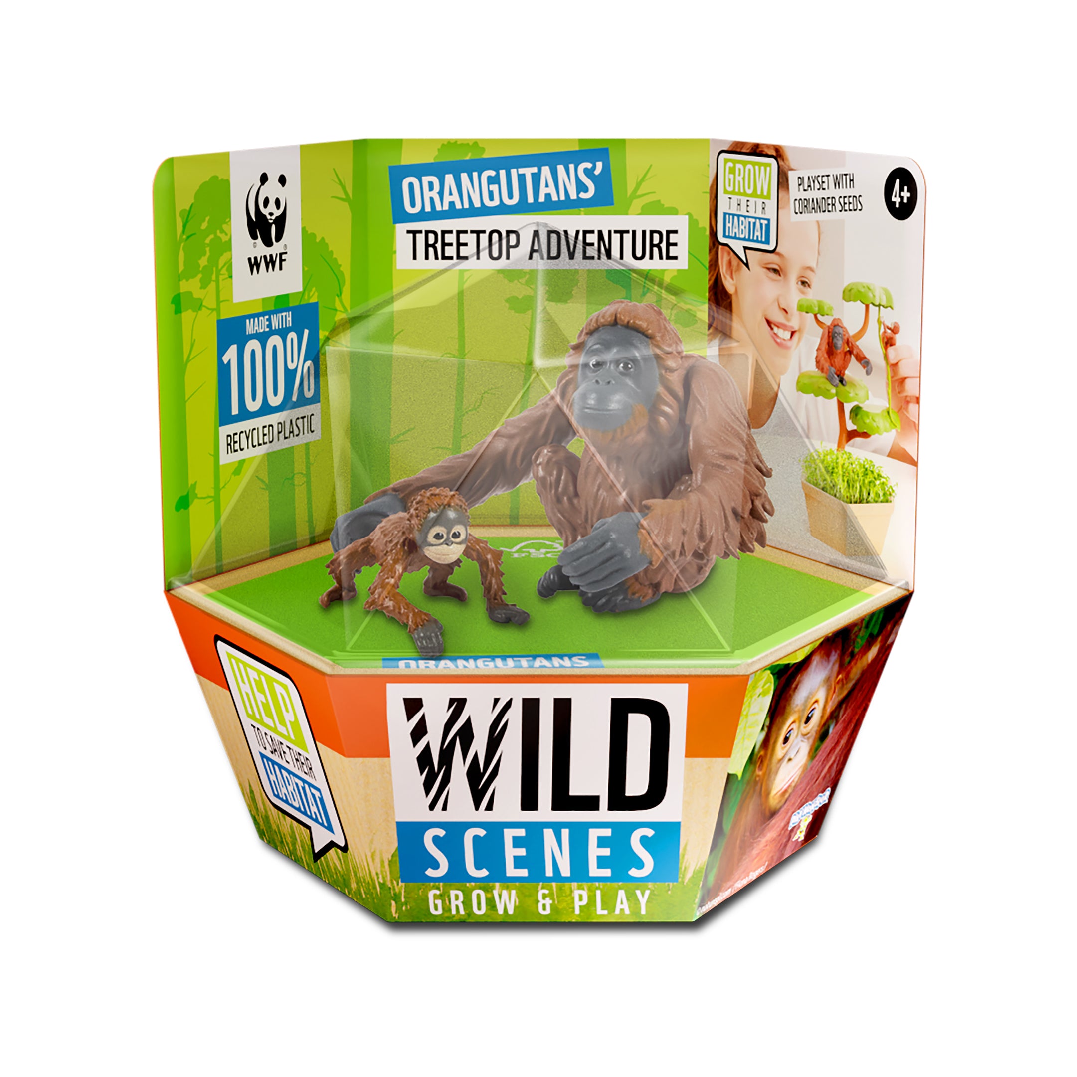 Wild Scenes Grow and Play - Orangutans’ Treetop Adventure