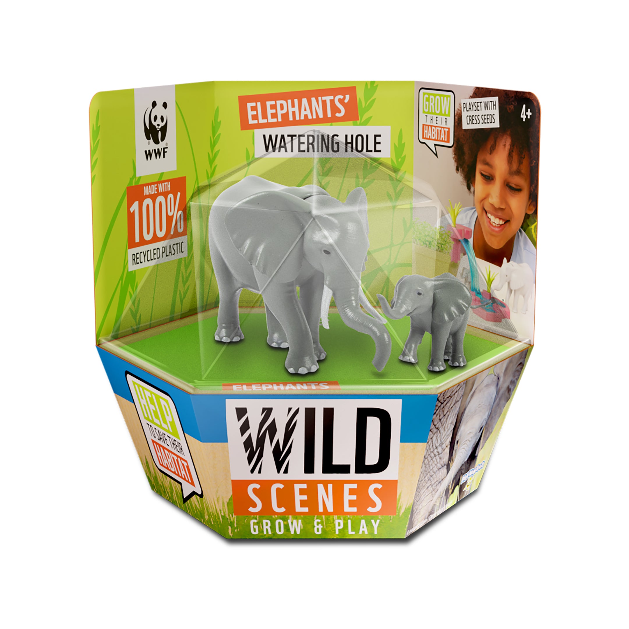 Wild Scenes Grow and Play - Elephants’ Watering Hole