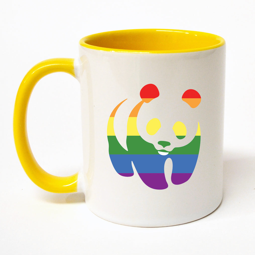Rainbow Panda Coloured Insert Mug