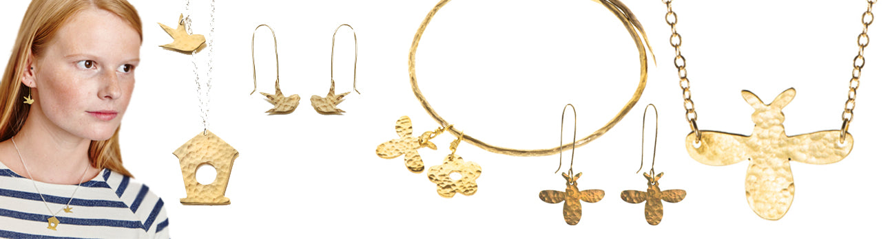 Birds and bees Brass Jewellery