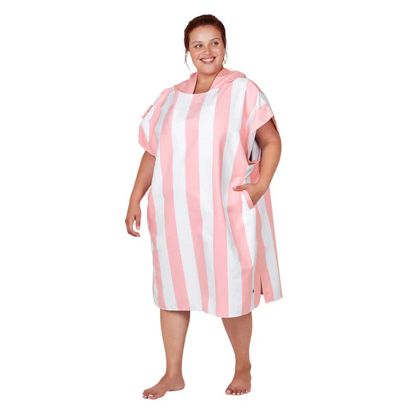 Dock & Bay Adult Poncho - Malibu Pink