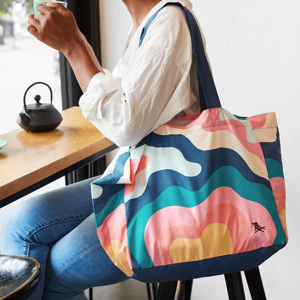 Dock Bay Foldaway Tote Bag Get Wavy