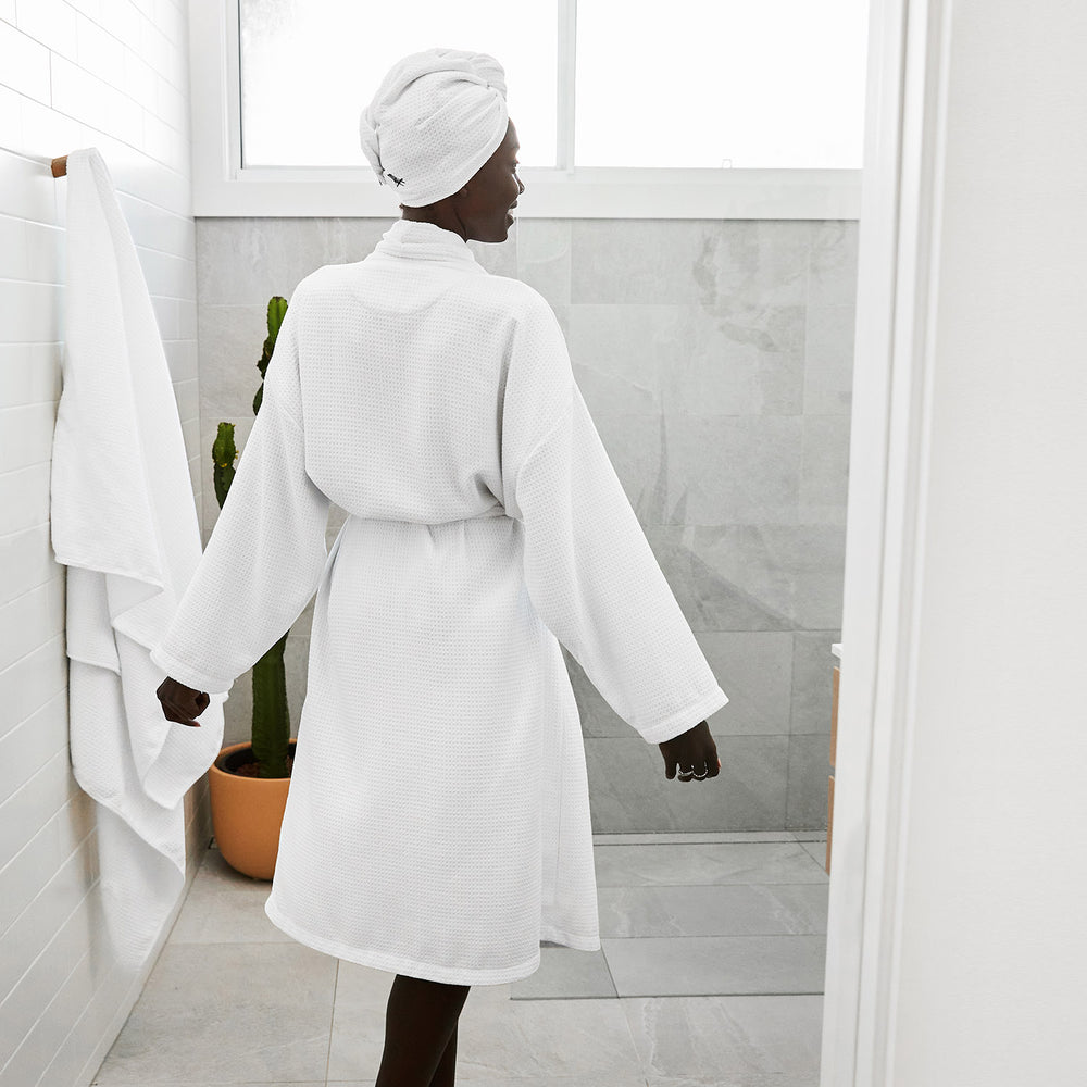 Dock & Bay Bath Robe - Crystal White