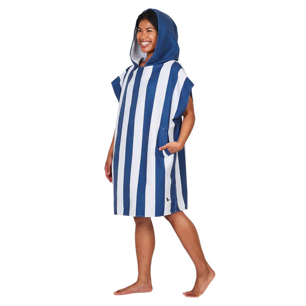 Dock & Bay Adult Poncho - Whitsunday Blue