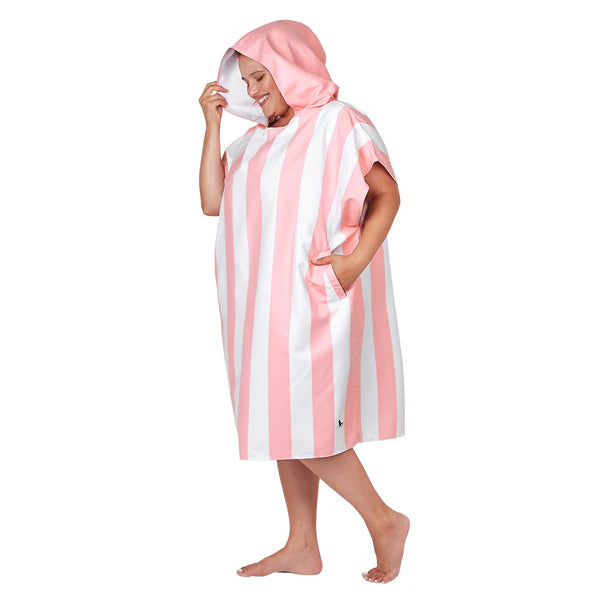 Dock & Bay Adult Poncho - Malibu Pink