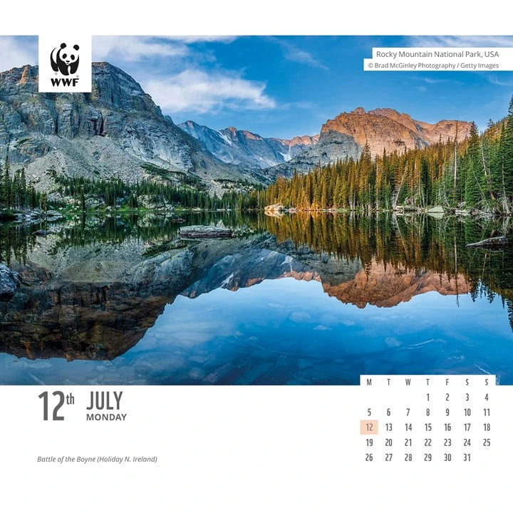 WWF Natural World Desk Calendar 2027