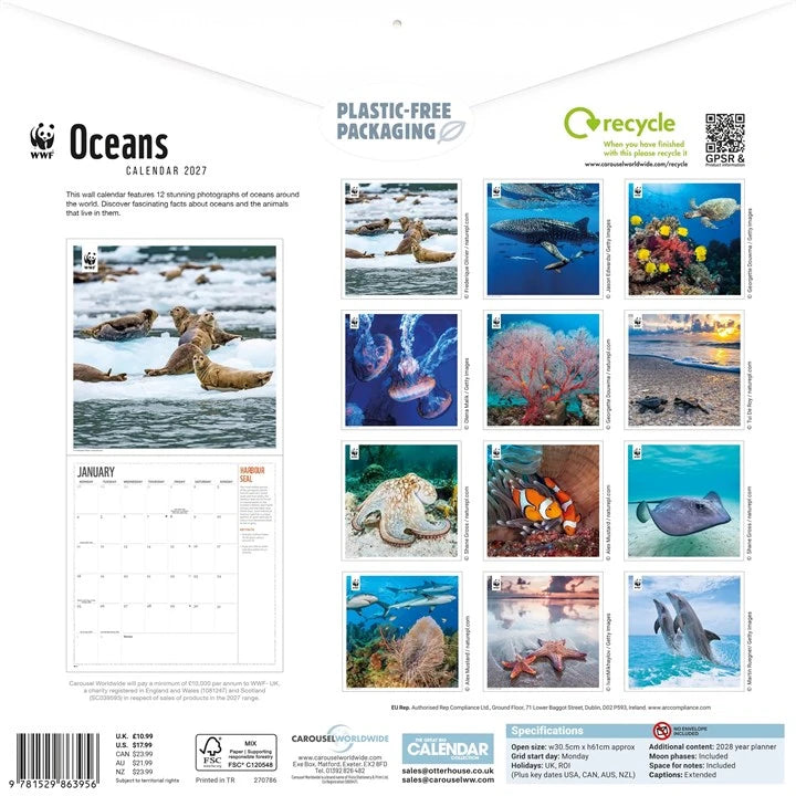 WWF Oceans Calendar 2027