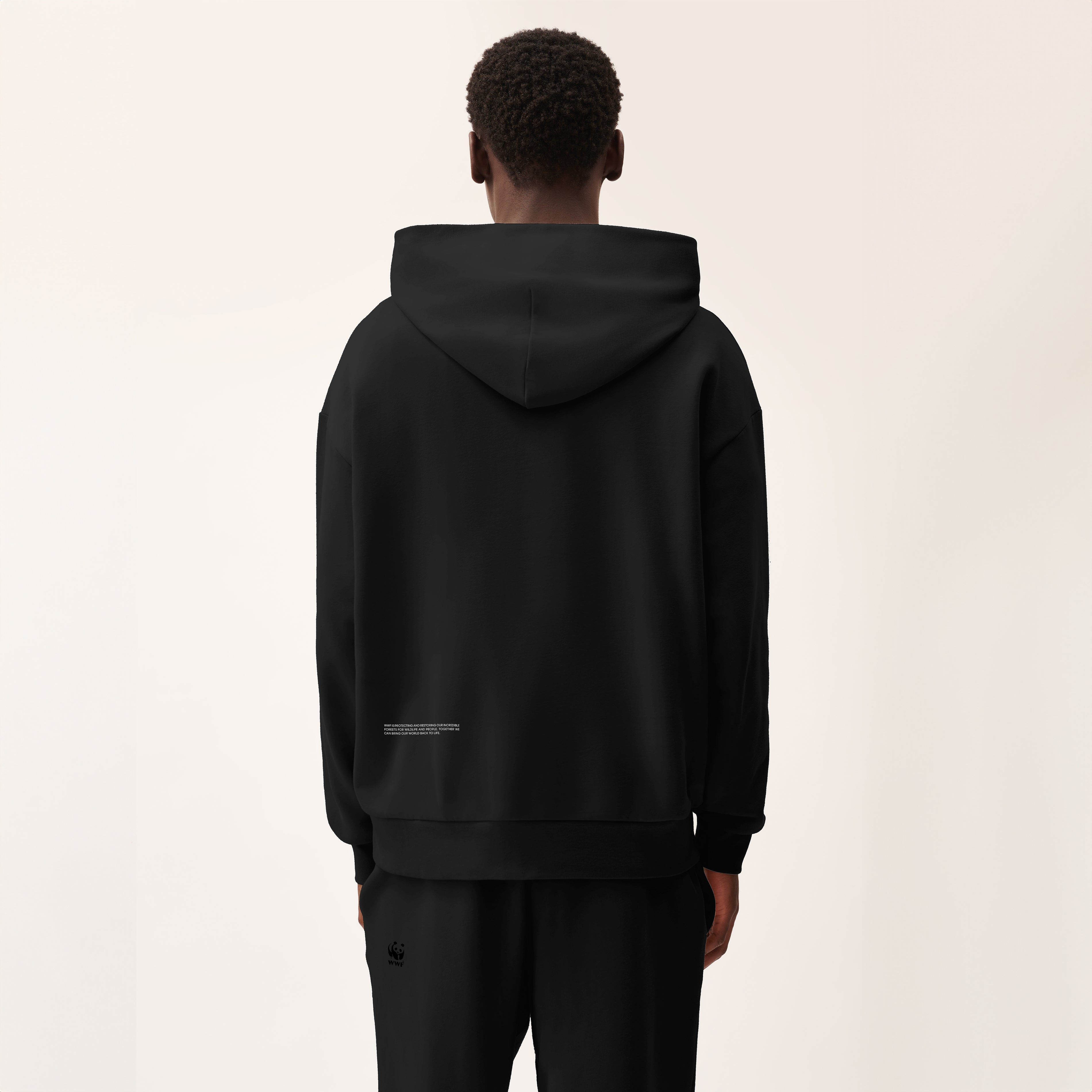 PANGAIA Unisex Hoodie - Black