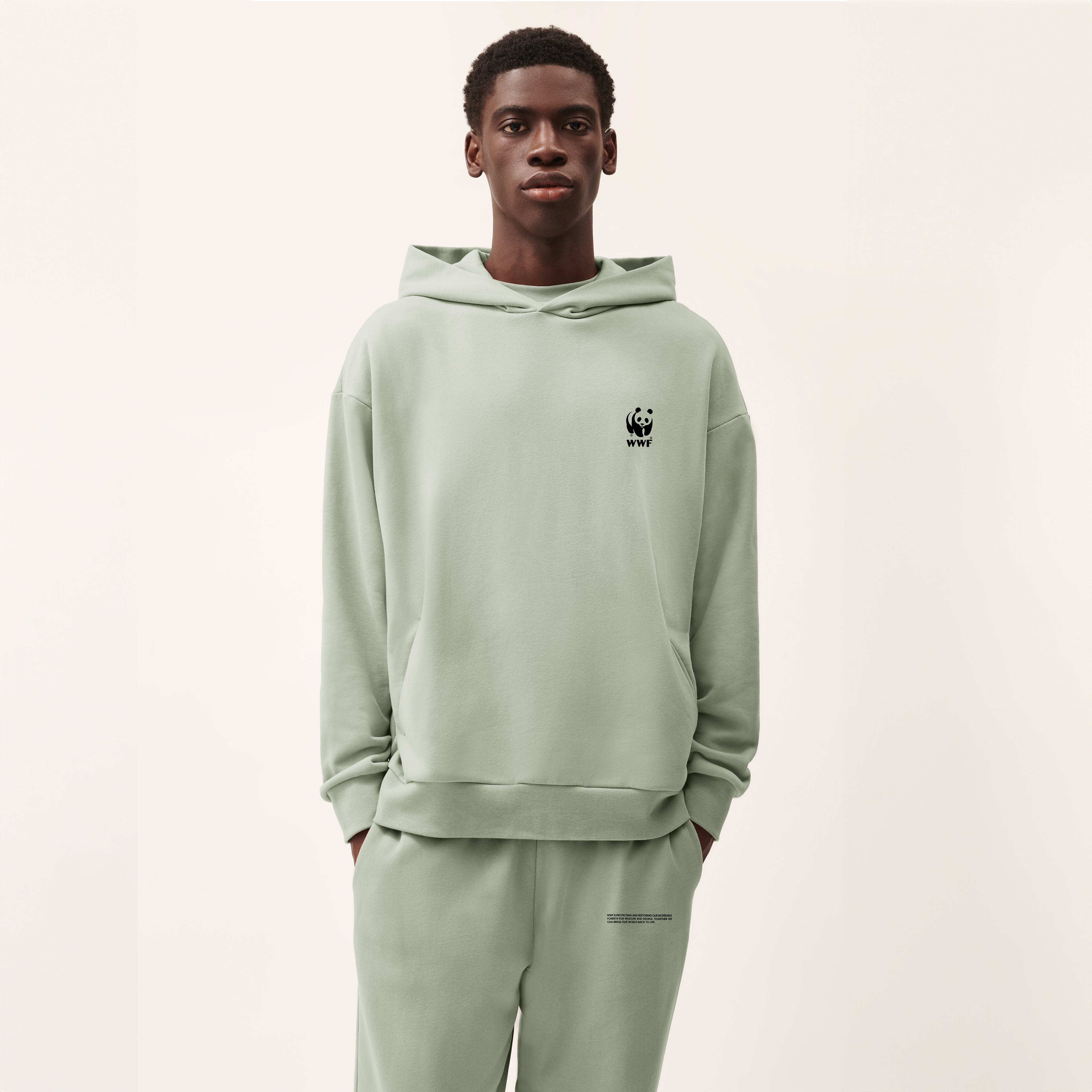 PANGAIA Unisex Hoodie - Moss Green