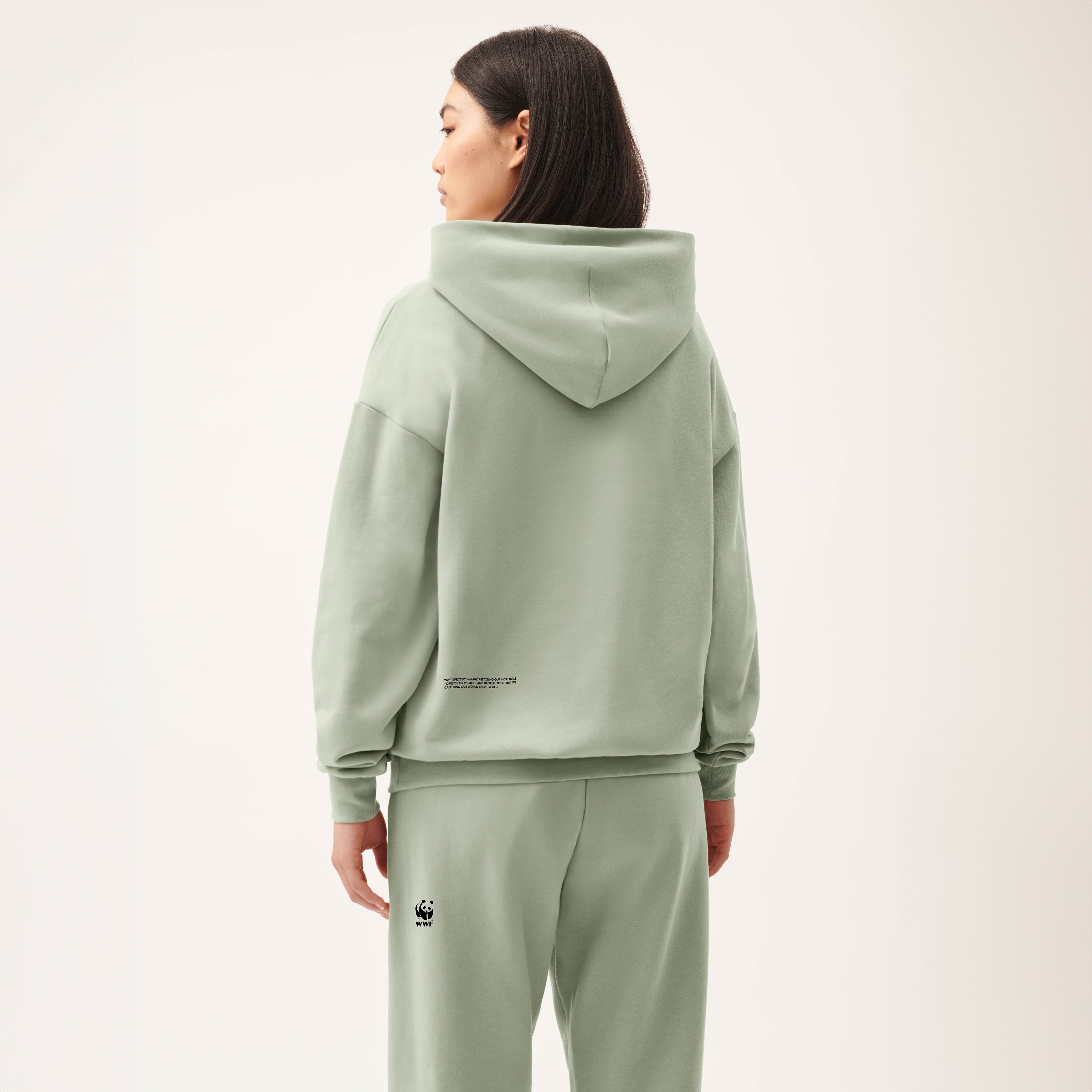 PANGAIA Unisex Hoodie - Moss Green