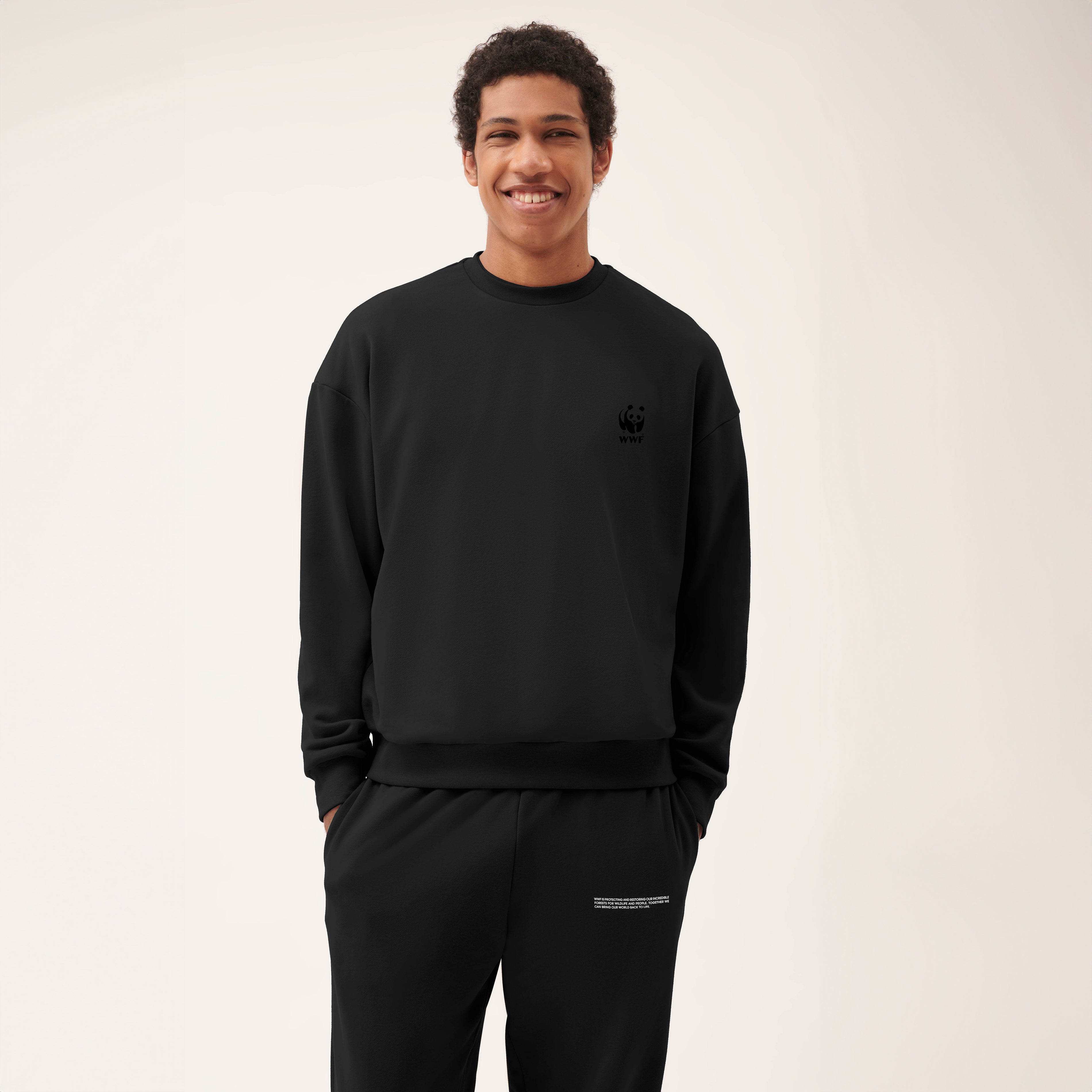 PANGAIA Unisex Sweatshirt - Black