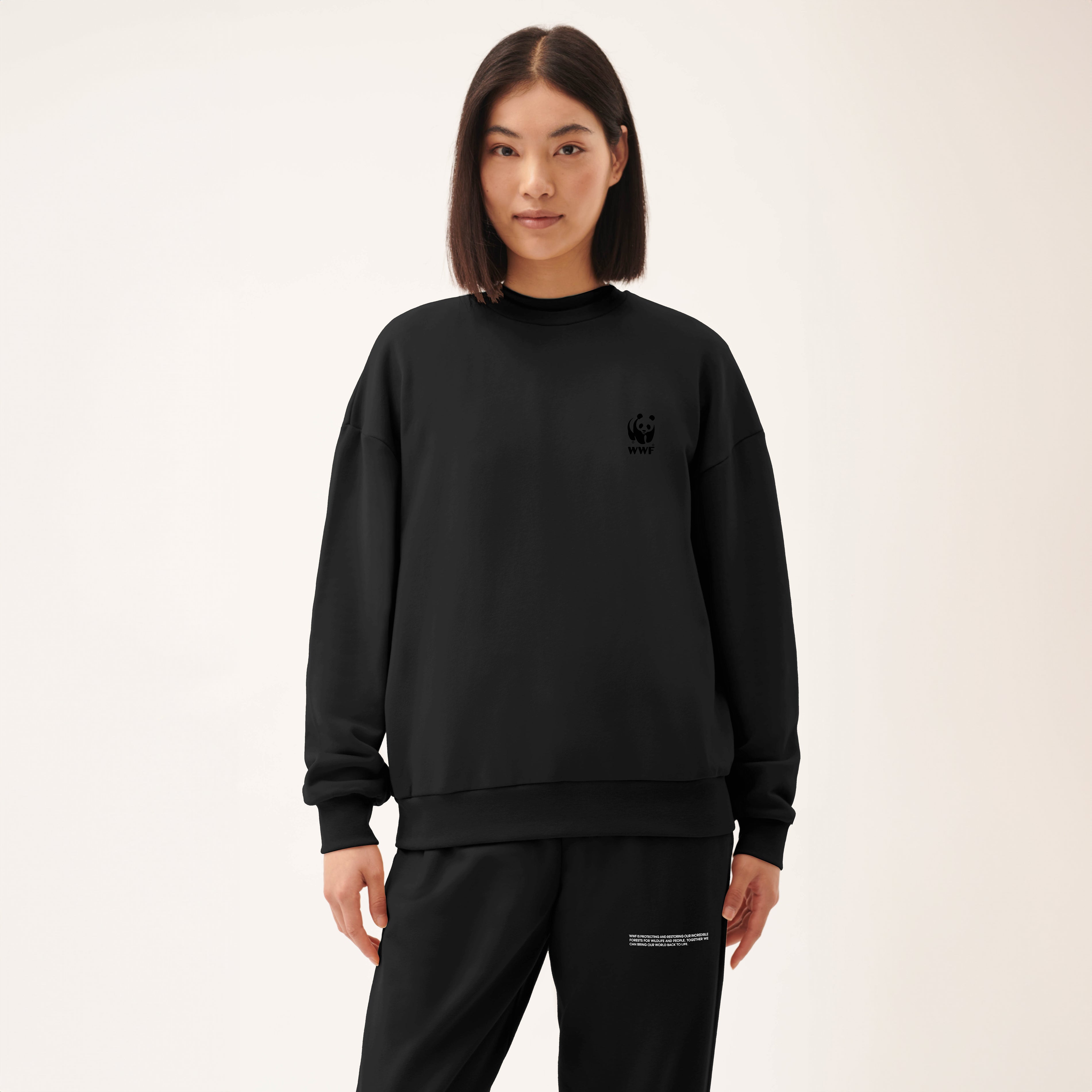 PANGAIA Unisex Sweatshirt - Black