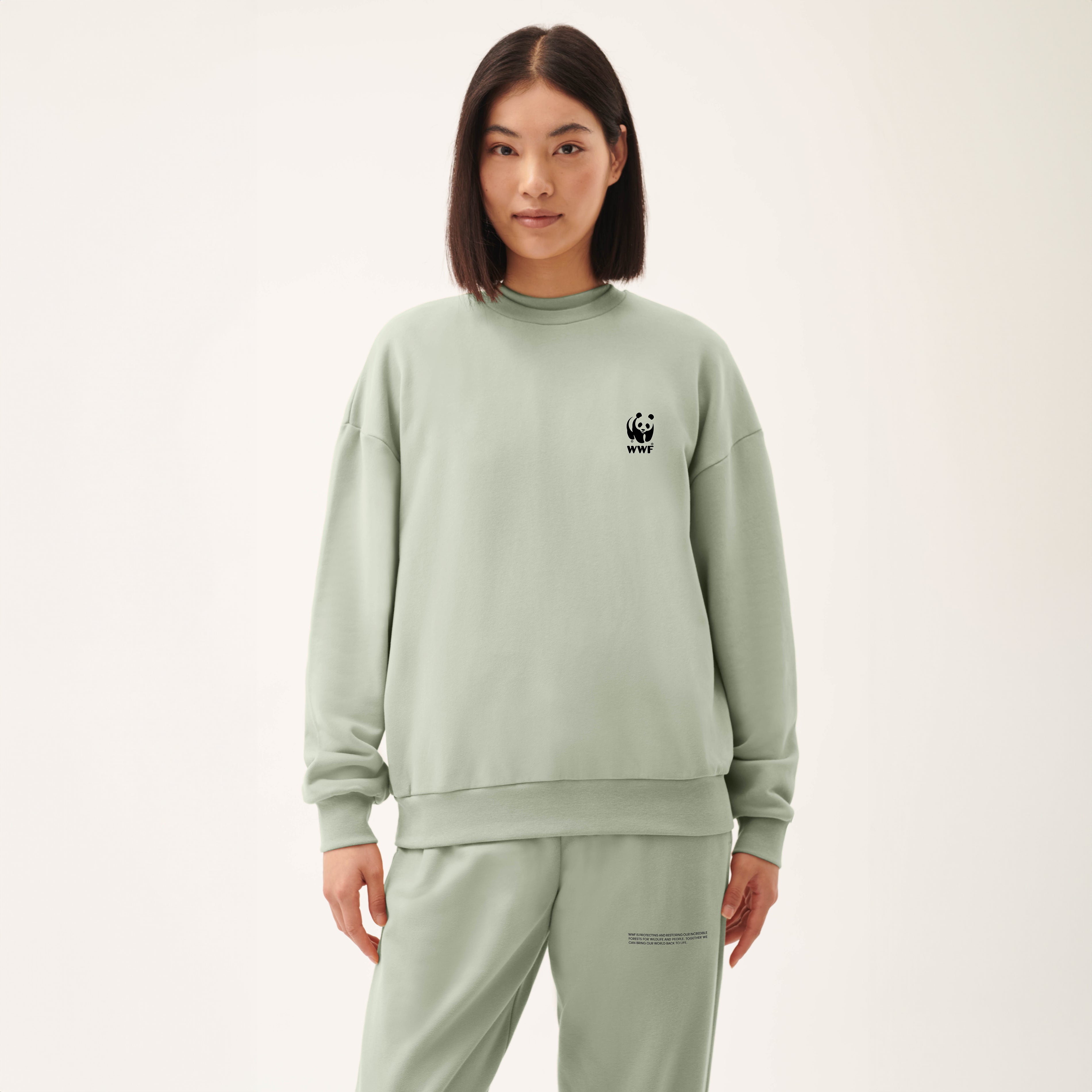 PANGAIA Unisex Sweatshirt - Moss Green