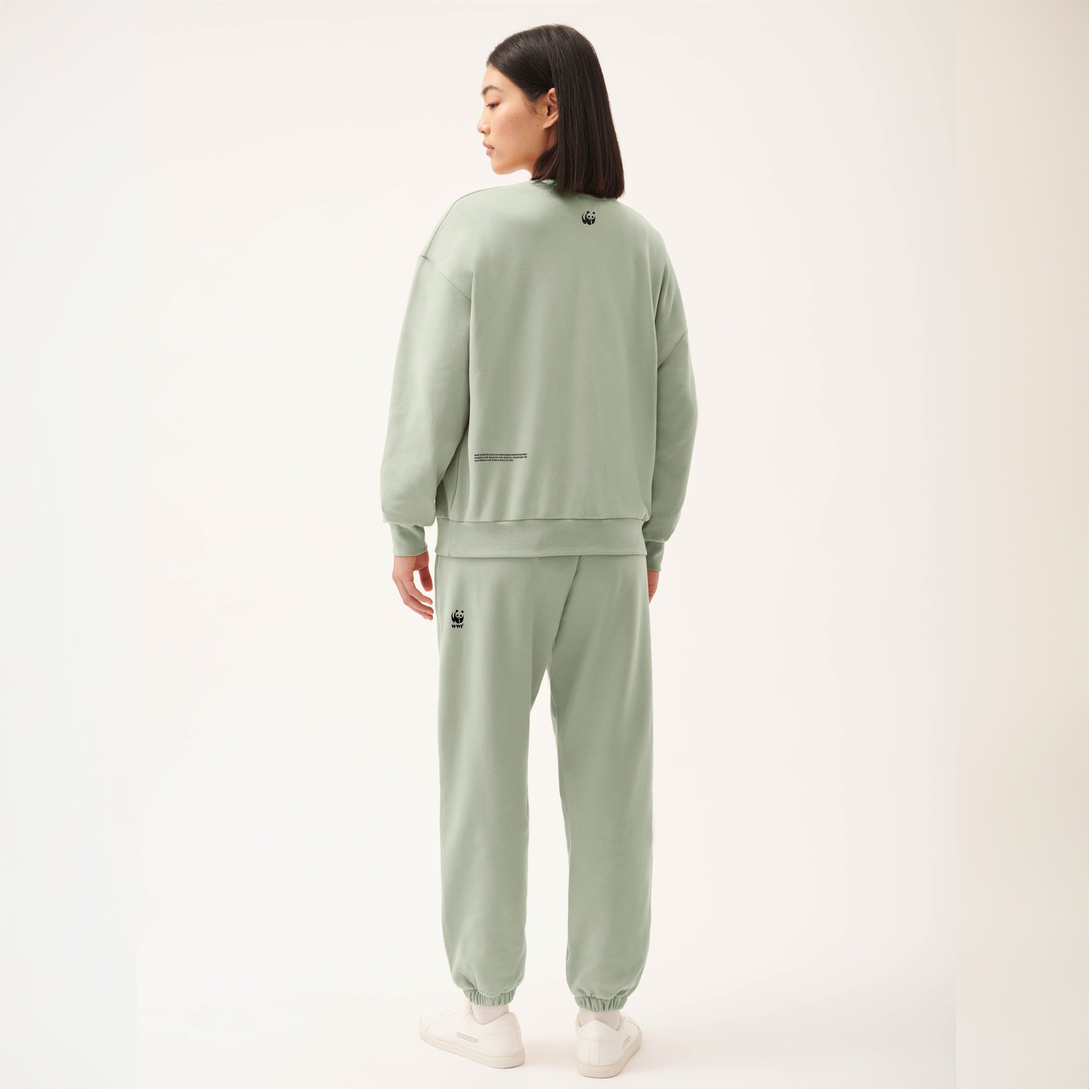 PANGAIA Unisex Track Pants - Moss Green