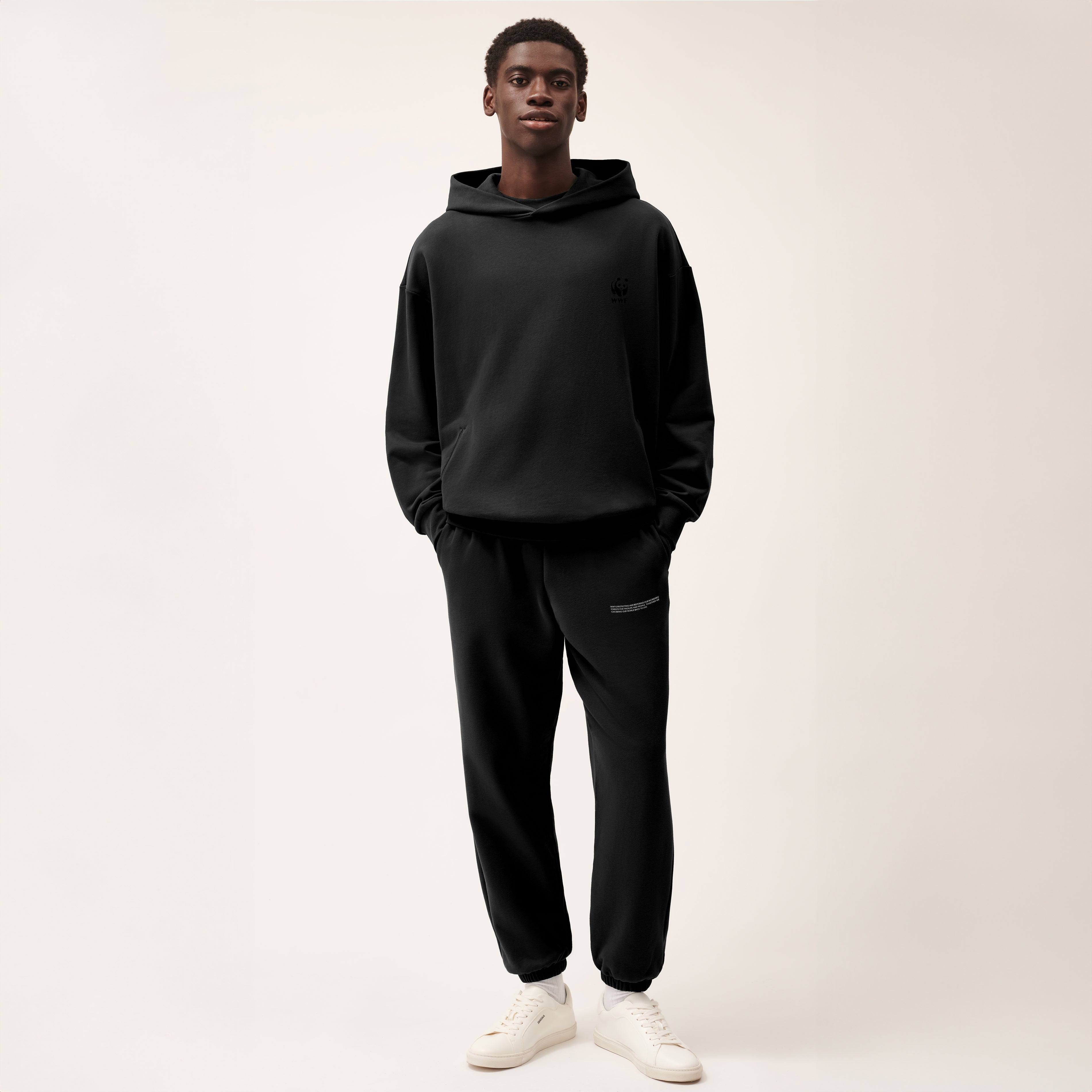 PANGAIA Unisex Track Pants - Black