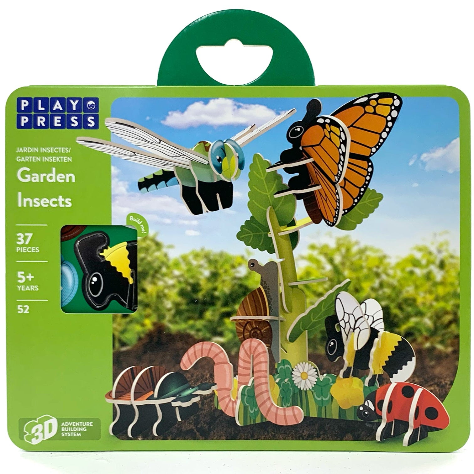 Pop-out & Build Garden Insects Set