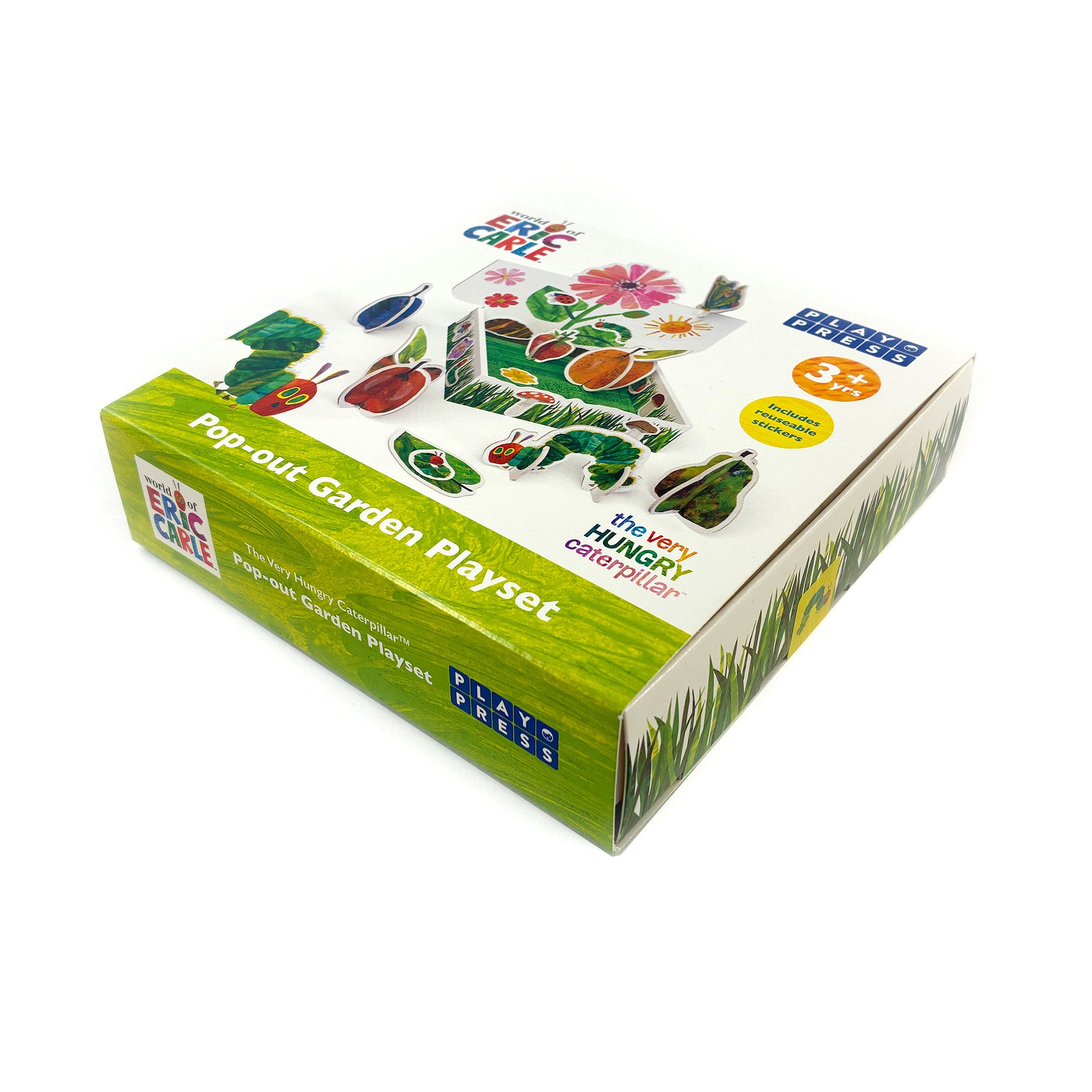 The Very Hungary Caterpillar Playset box side view