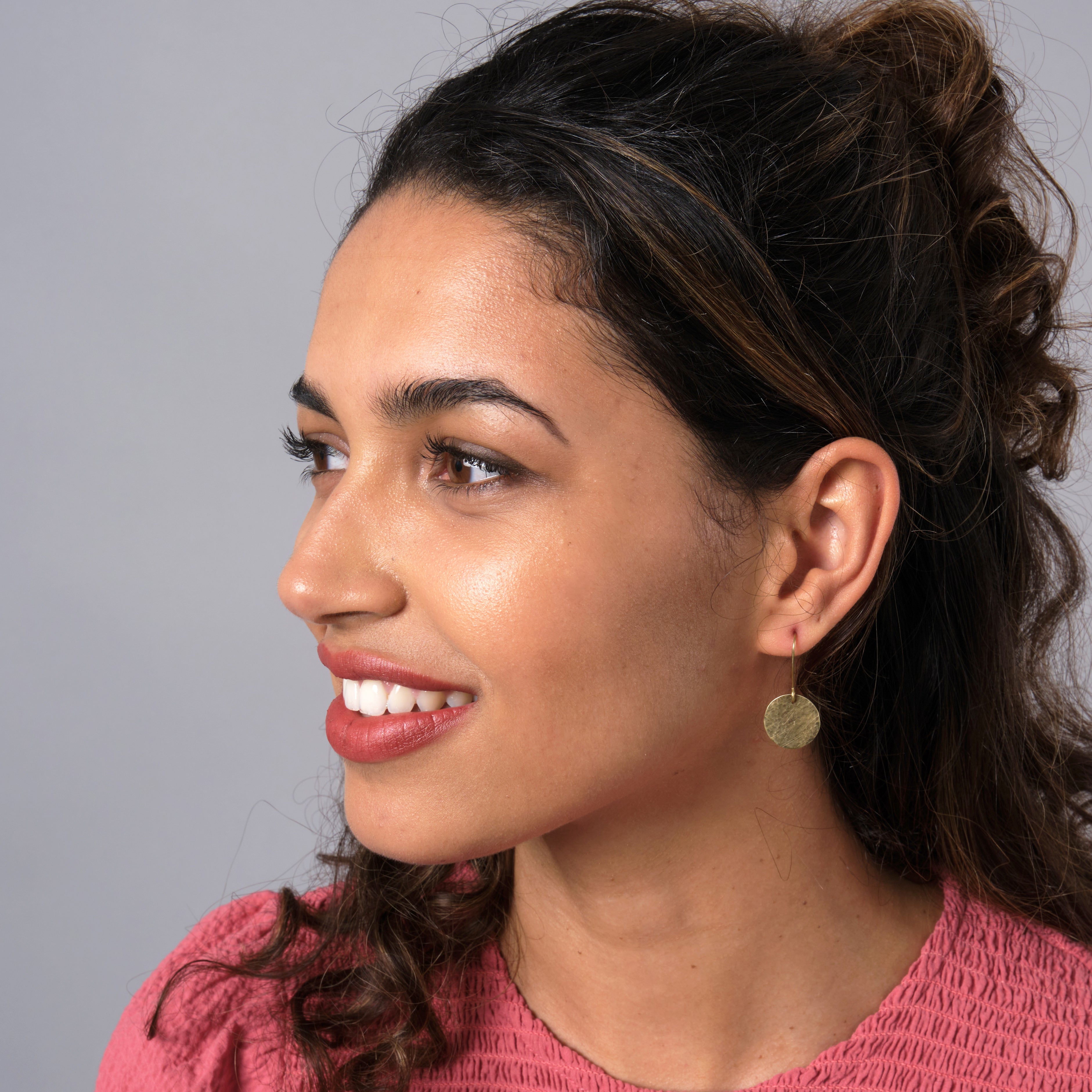 Asha Circle Small Earrings