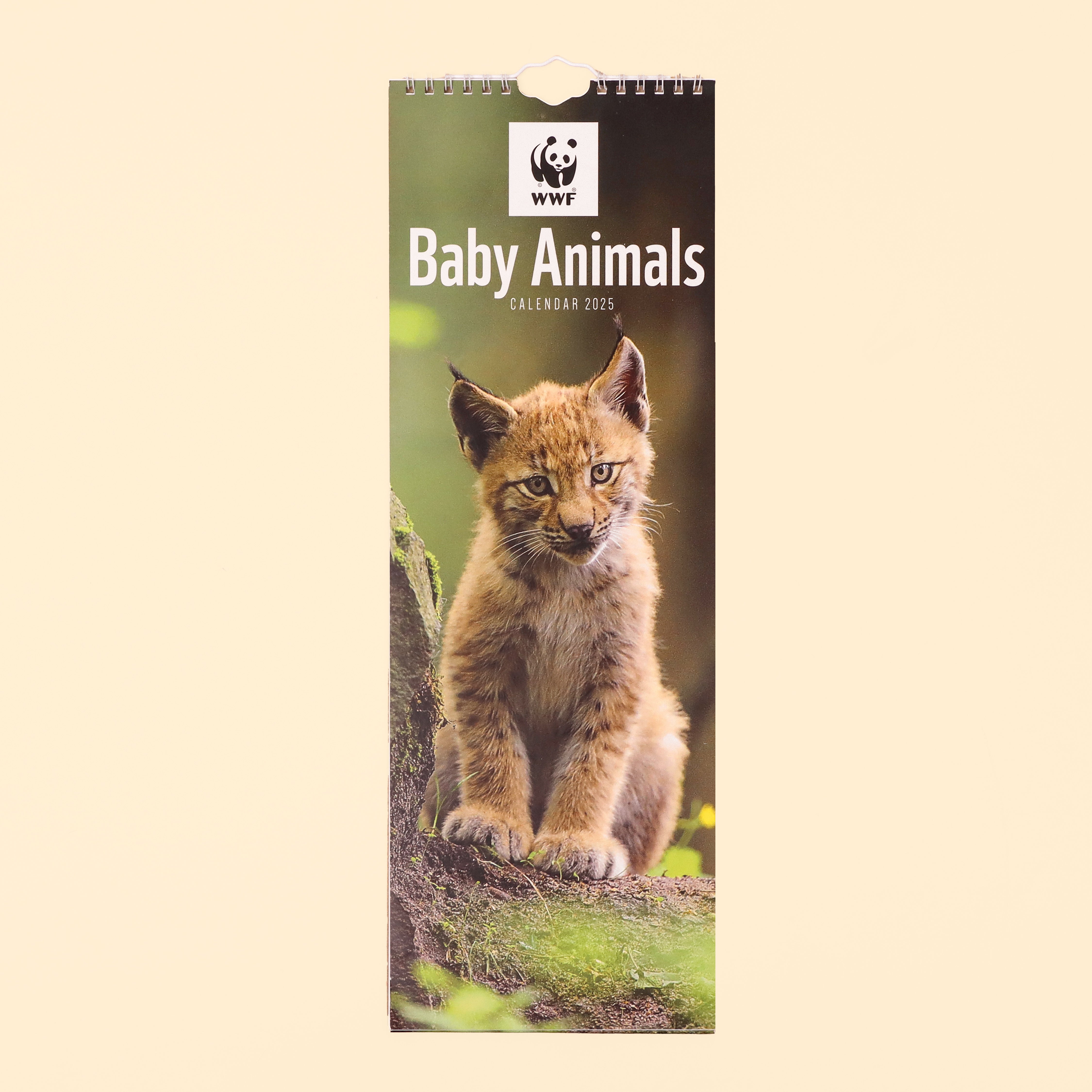 Baby Animals Slim Calendar 2025