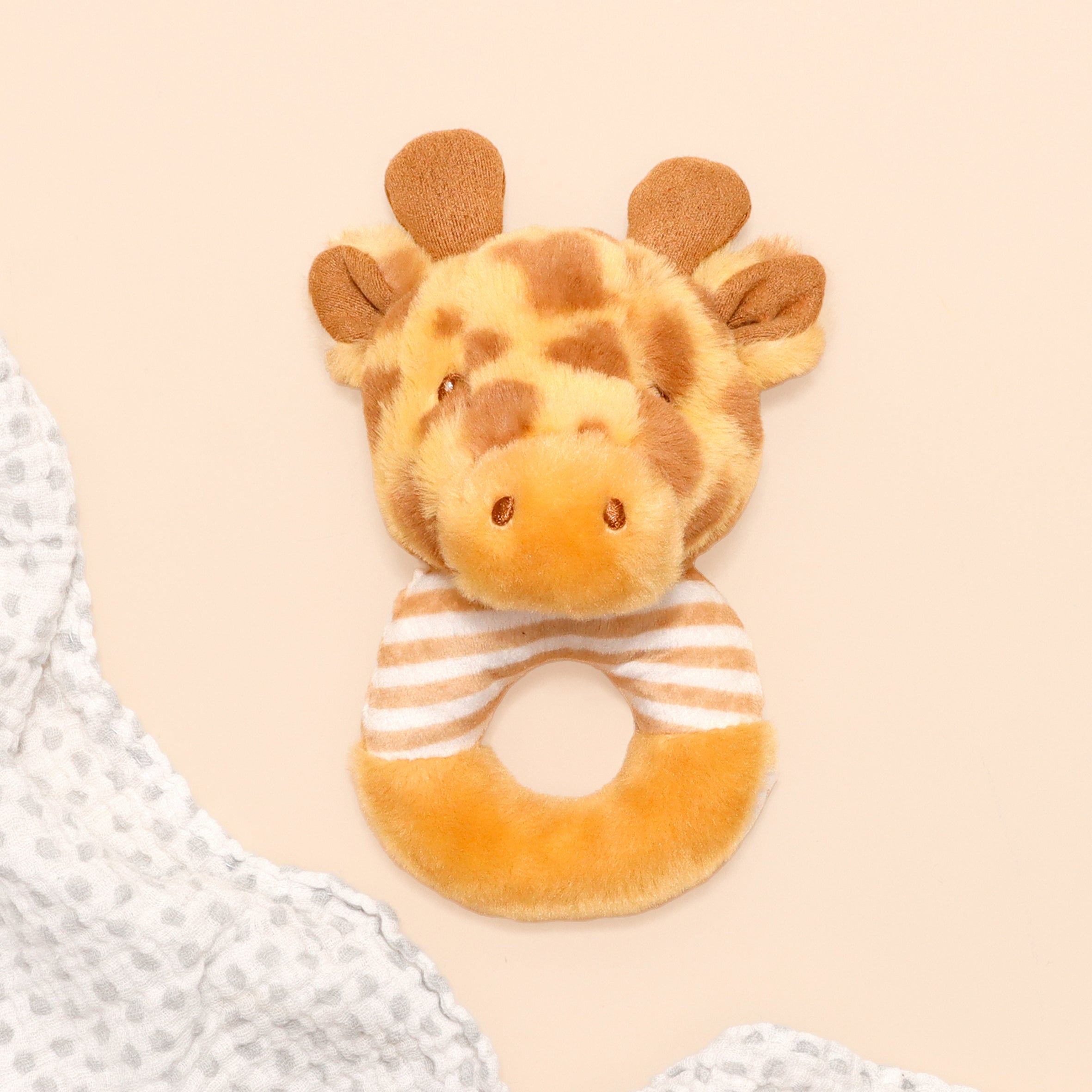 Baby Huggy Giraffe Ring Rattle