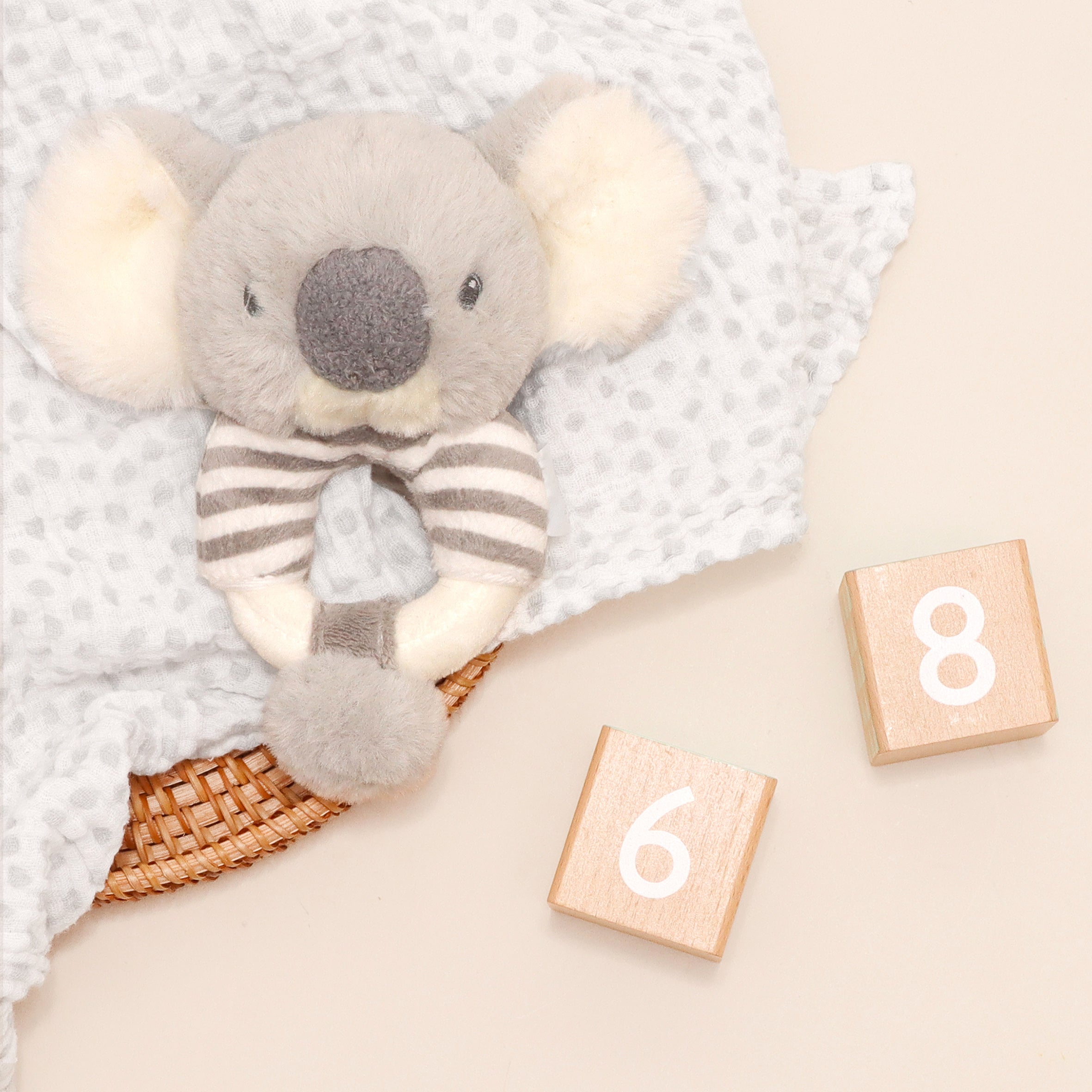 Baby Cozy Koala Ring Rattle