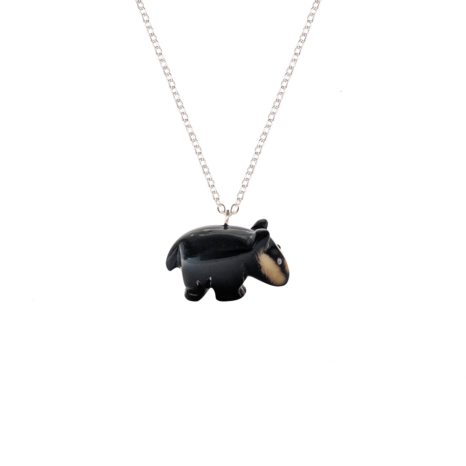 Mini Tagua Badger Pendant