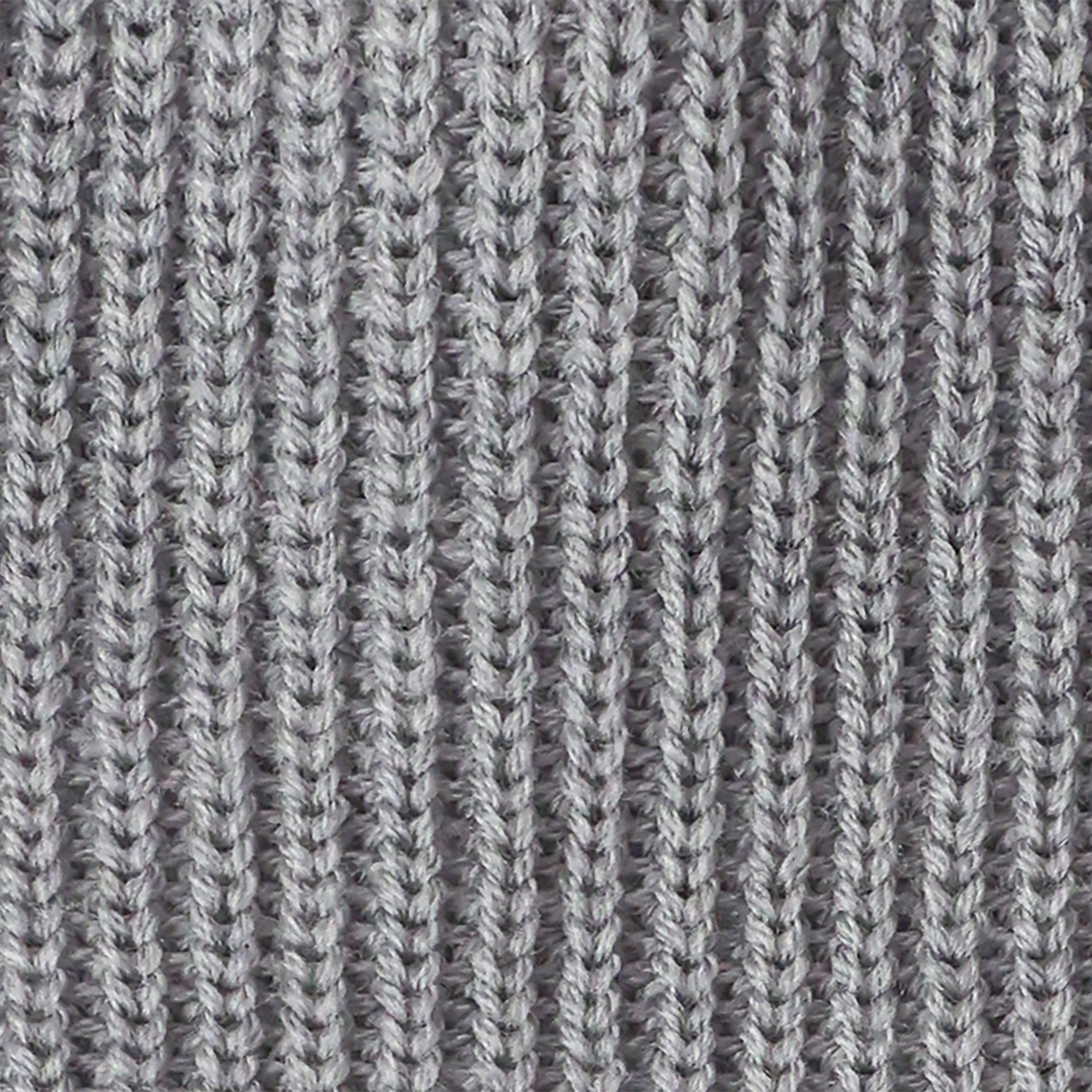 Merino Wool Panda Beanie Hat - Grey