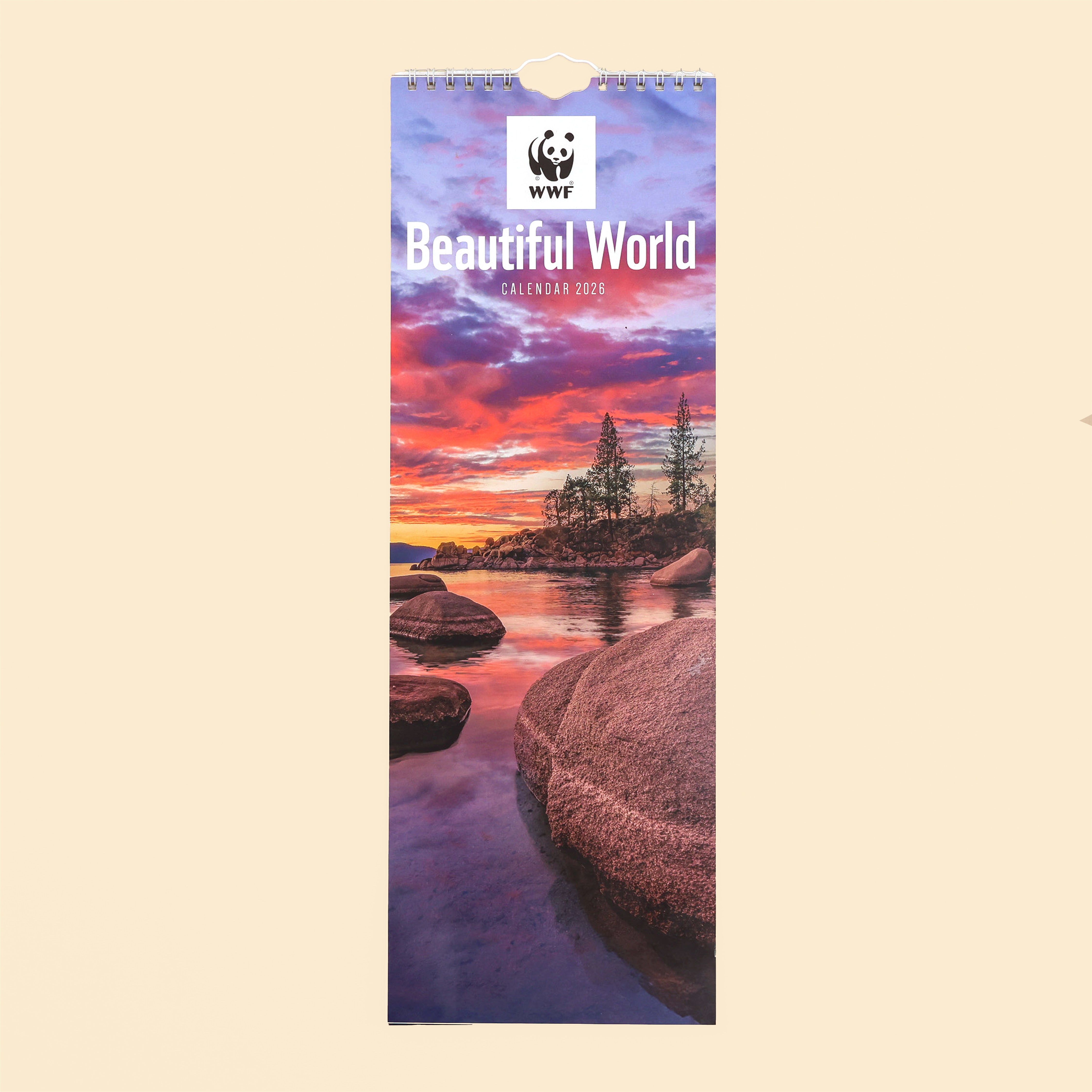 Beautiful World Slim Calendar 2026