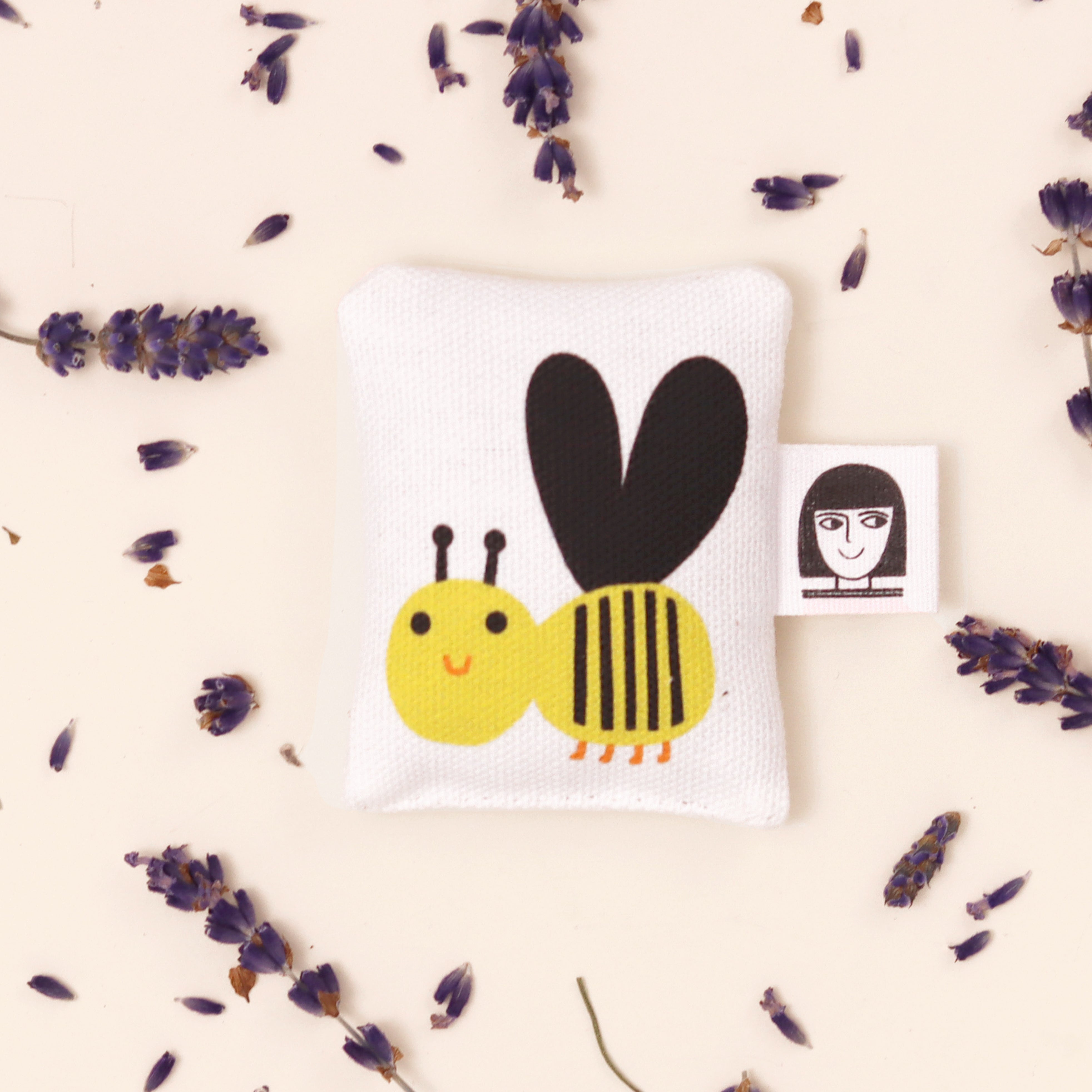 Jane Foster Lavender Bag - Happy Bee