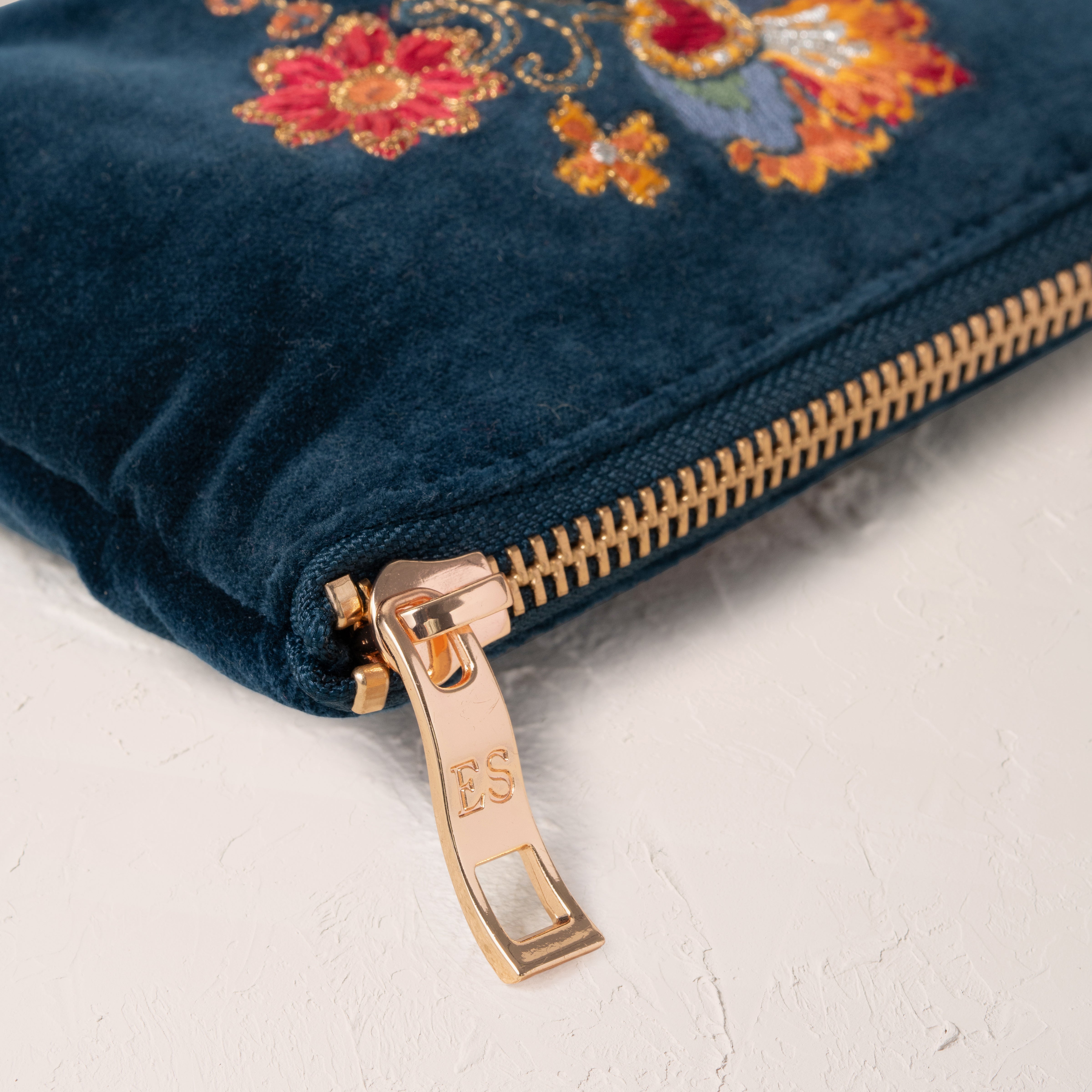 Botanical Gardens Coin Purse - Navy