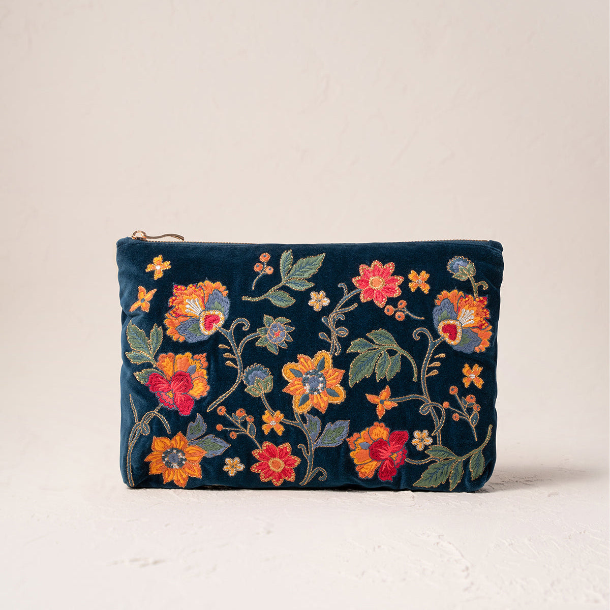 Botanical Garden Everyday Pouch - Navy